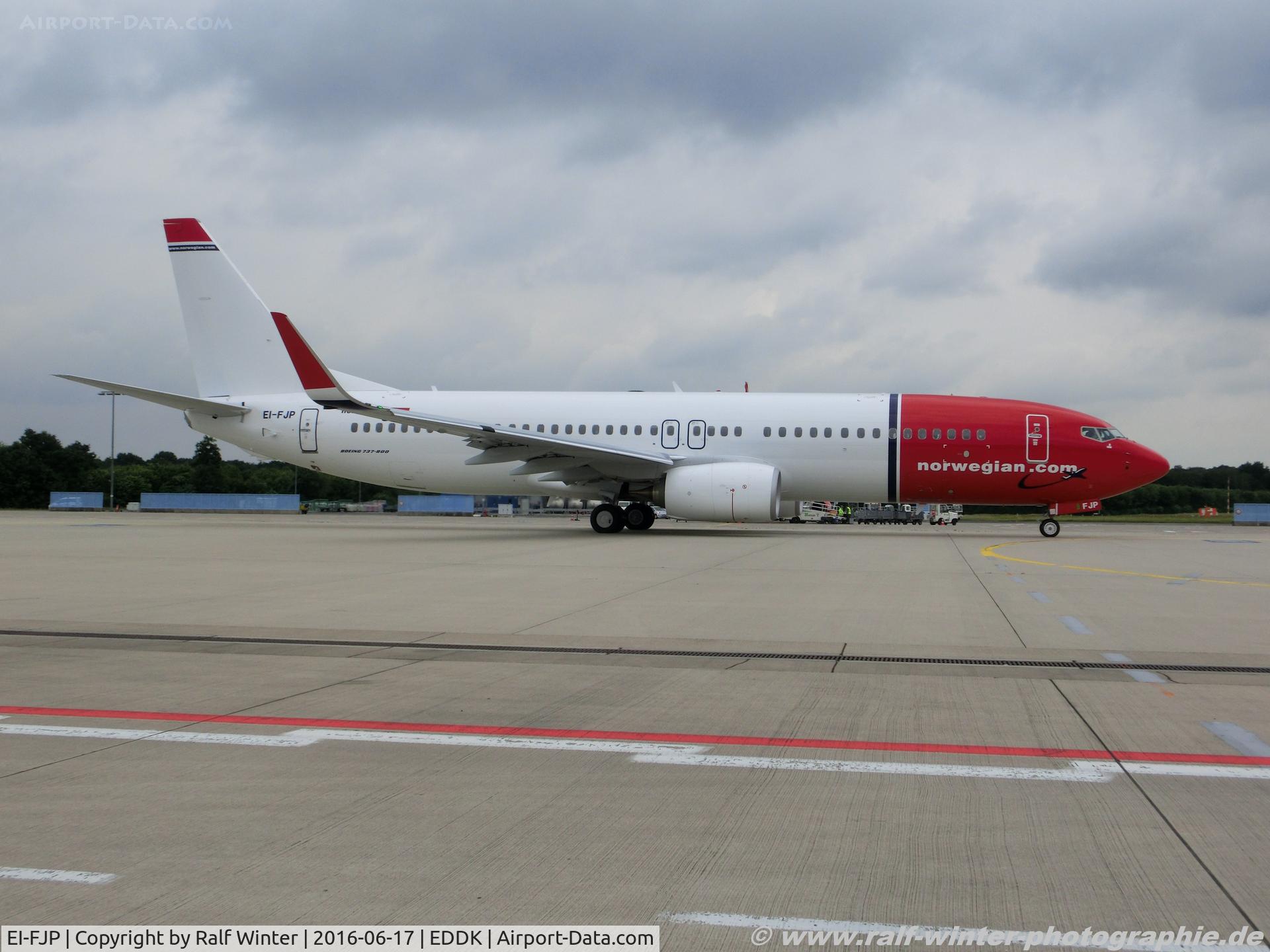 EI-FJP, 2016 Boeing 737-8JP C/N 42077, Boeing 737-8JP(W) - D8 IBK Norwegian Air International - 42077 - EI-FJP - 17.06.2016 - CGN