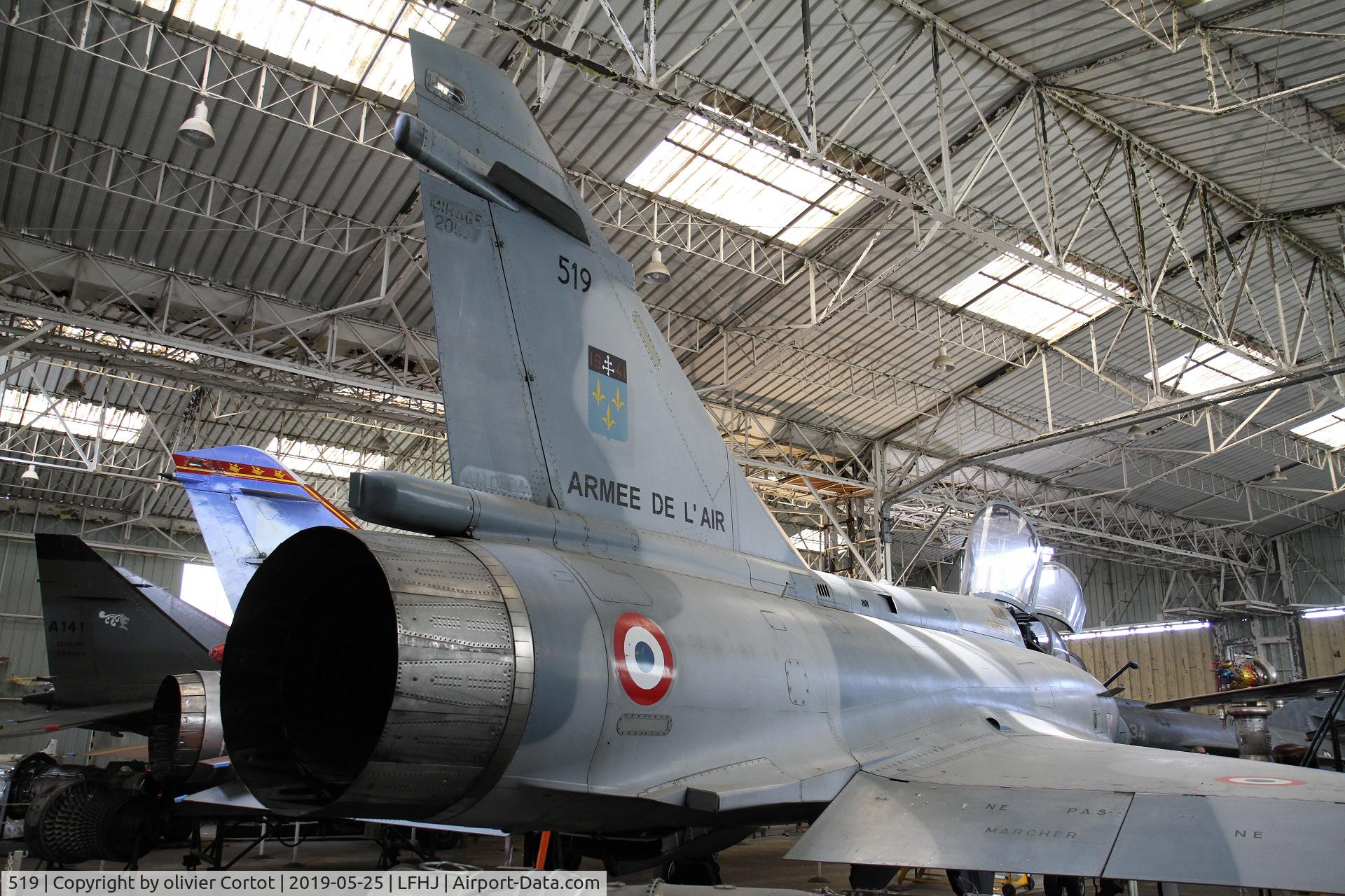 519, Dassault Mirage 2000B C/N 224, now in a museum...