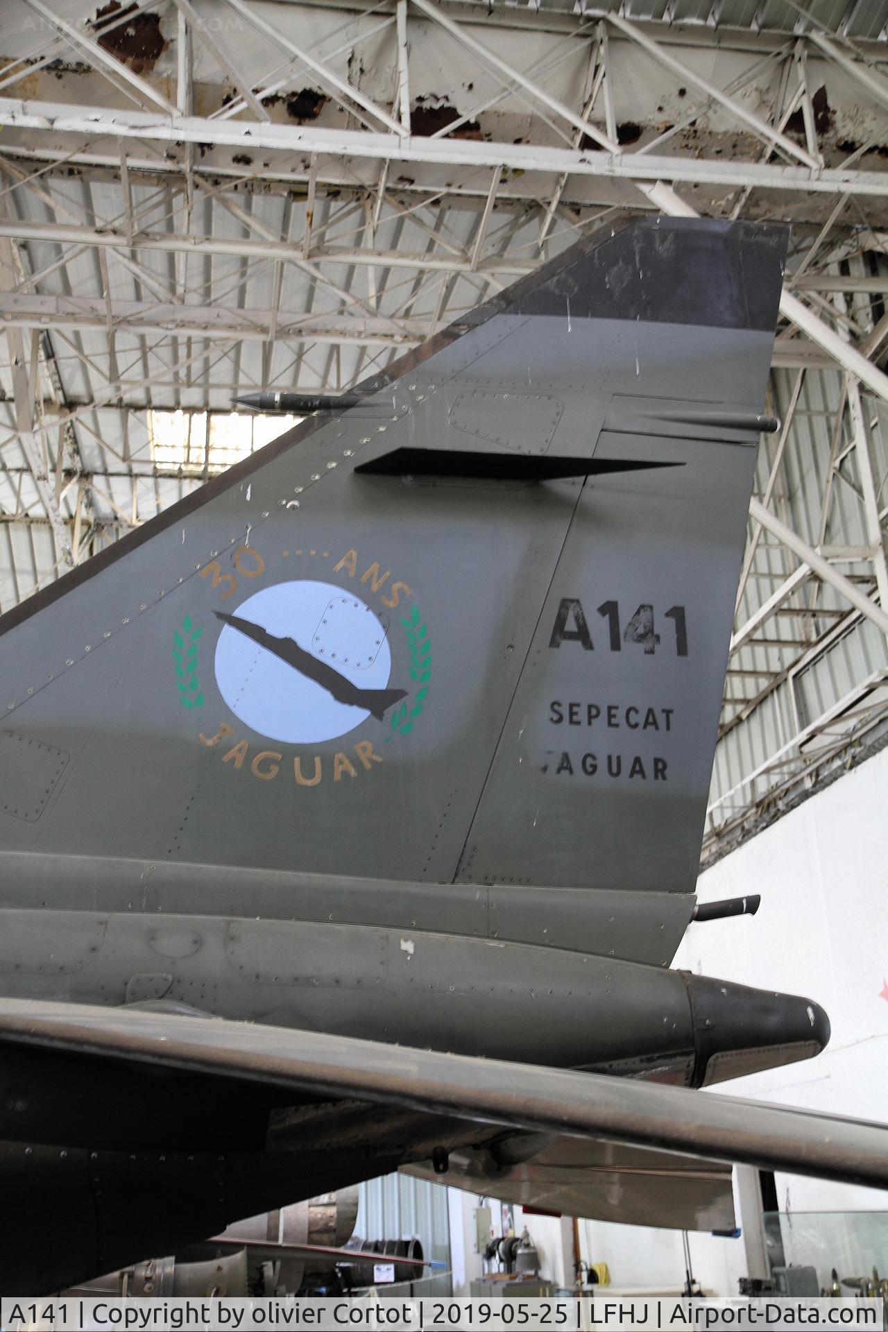 A141, Sepecat Jaguar A C/N A141, view on the tail