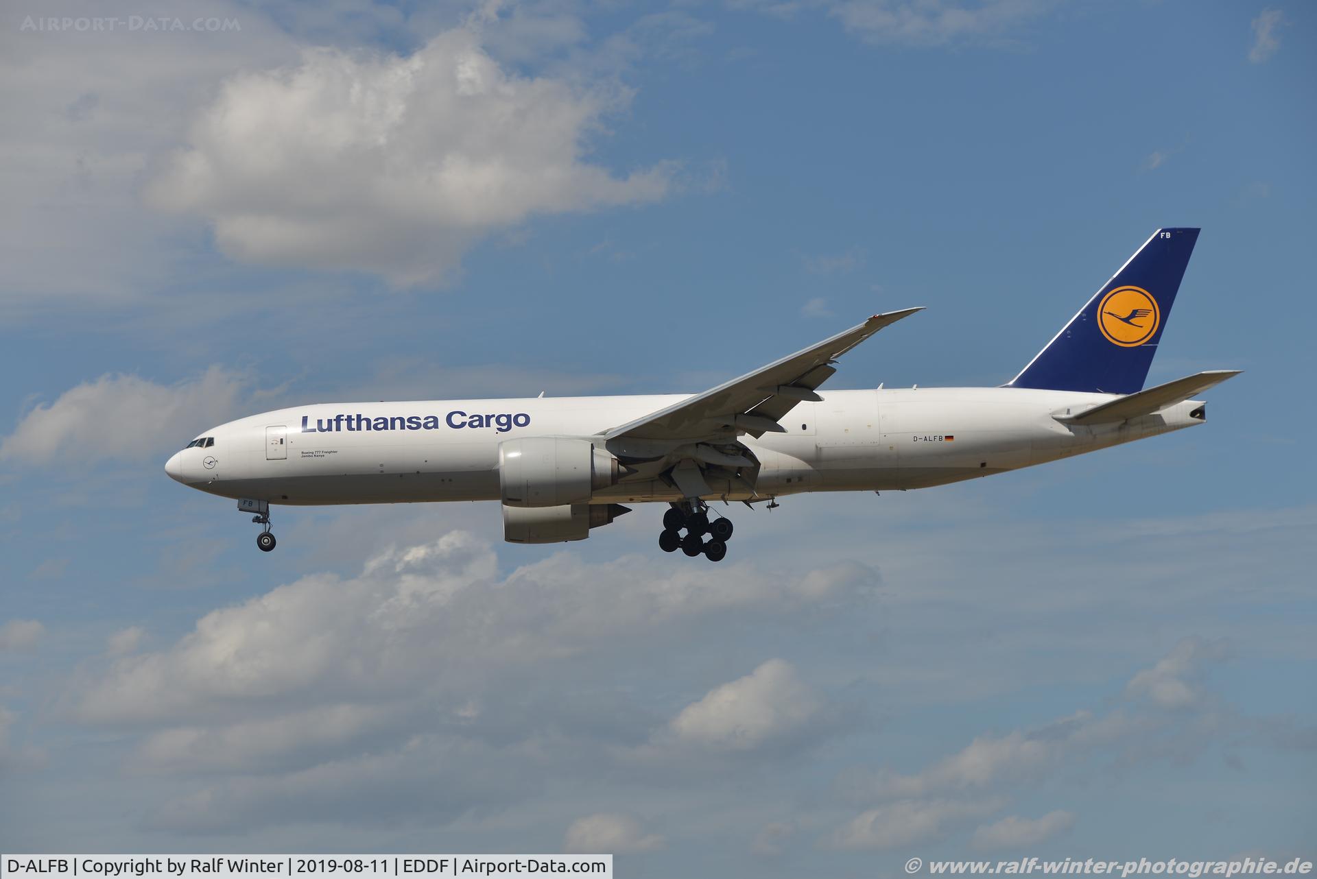 D-ALFB, 2013 Boeing 777-FBT C/N 41675, Boeing 777-FBT - LH GEC Lufthansa Cargo 'Jambo Kenya' - 41675 - D-ALFB - 11.08.2019 - FRA