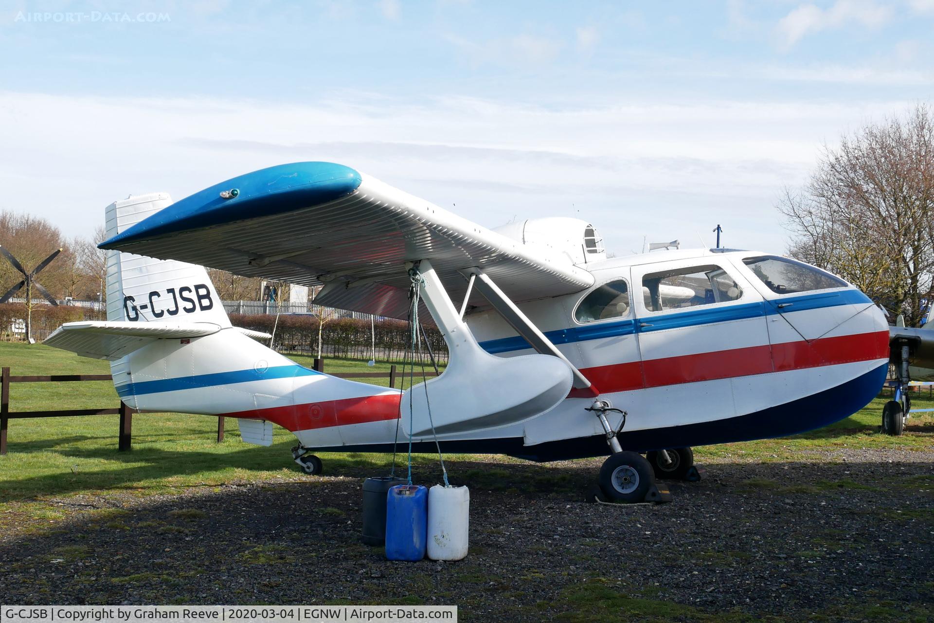 G-CJSB, 1947 Republic RC-3 Seabee Seabee C/N 779, Parked at Wickenby.