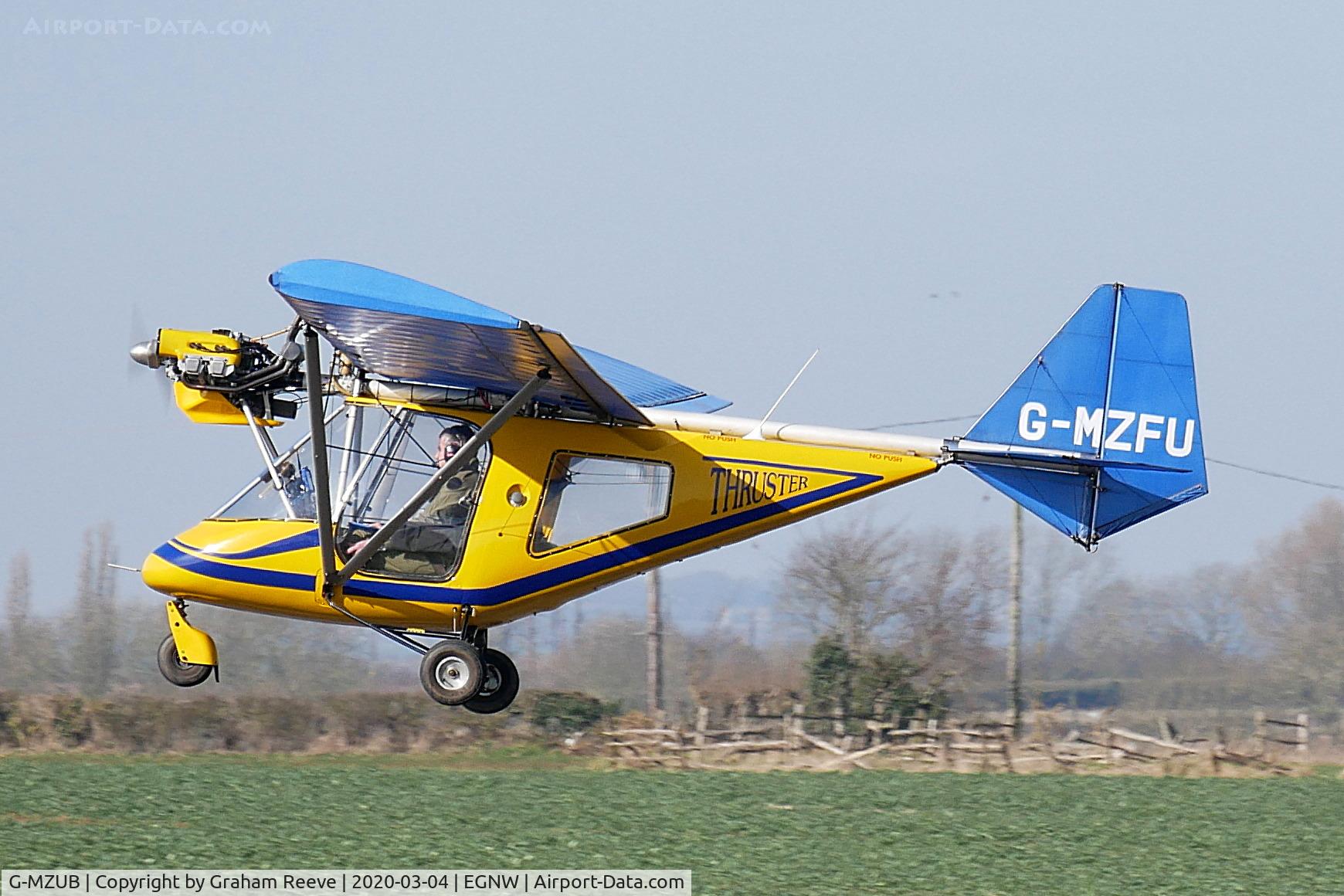 G-MZUB, 1998 Rans S-6ESD XL Coyote II C/N PFA 204-13244, Departing from Wickenby.