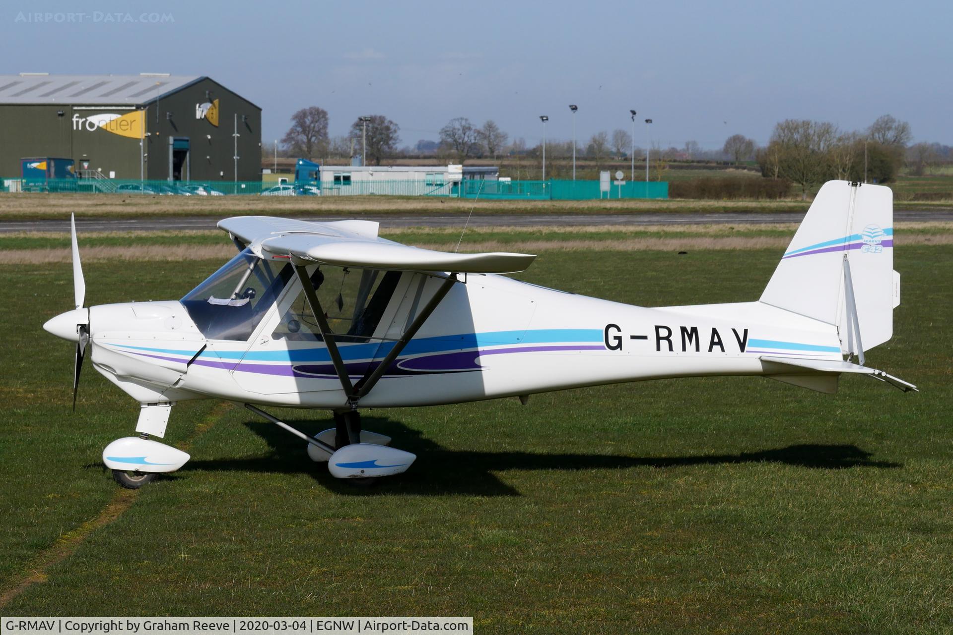 G-RMAV, 2015 Comco Ikarus C42 C/N 1502-7358, Parked at Wickenby.