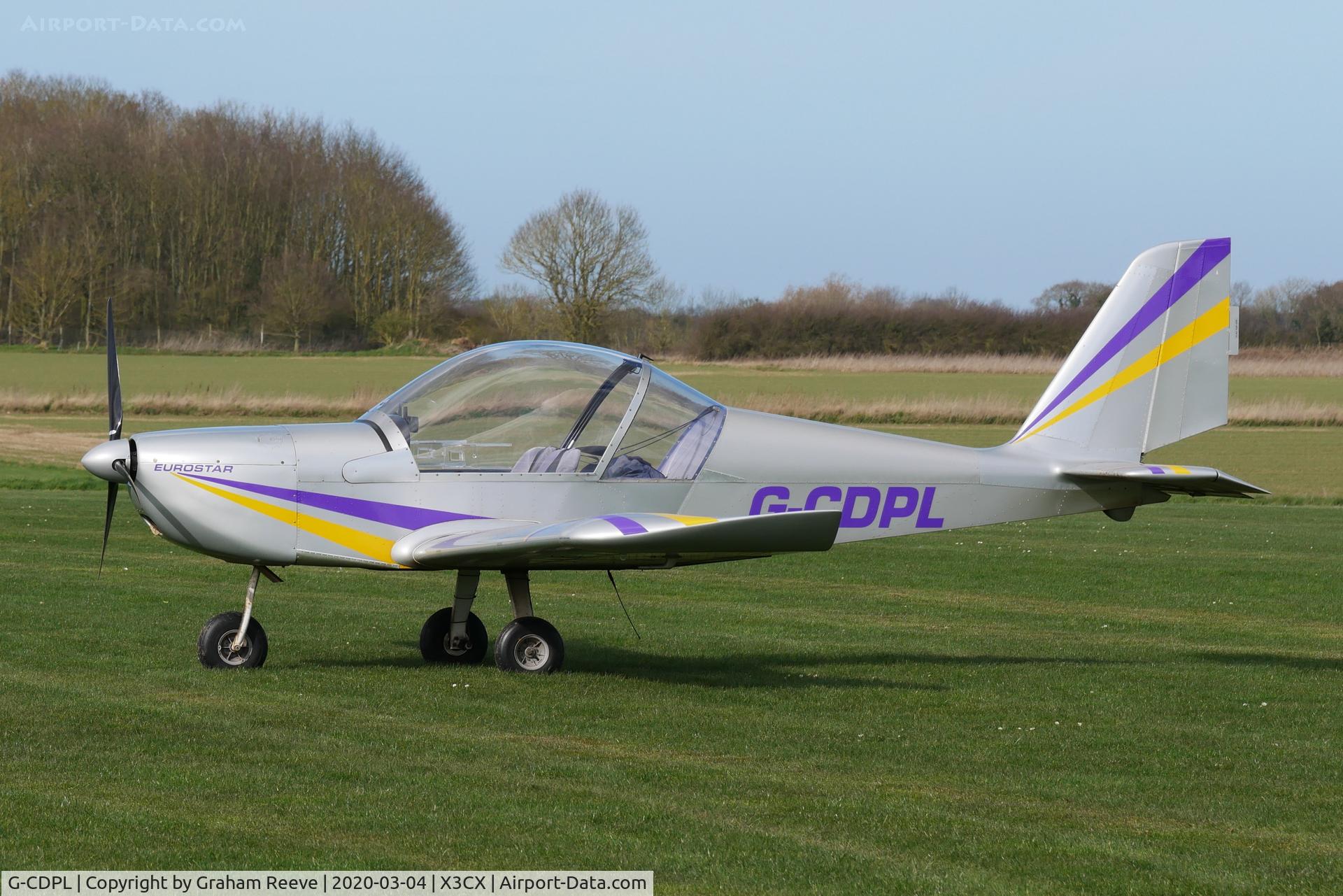 G-CDPL, 2005 Cosmik EV-97 TeamEurostar UK C/N 2207, Parked at Northrepps.