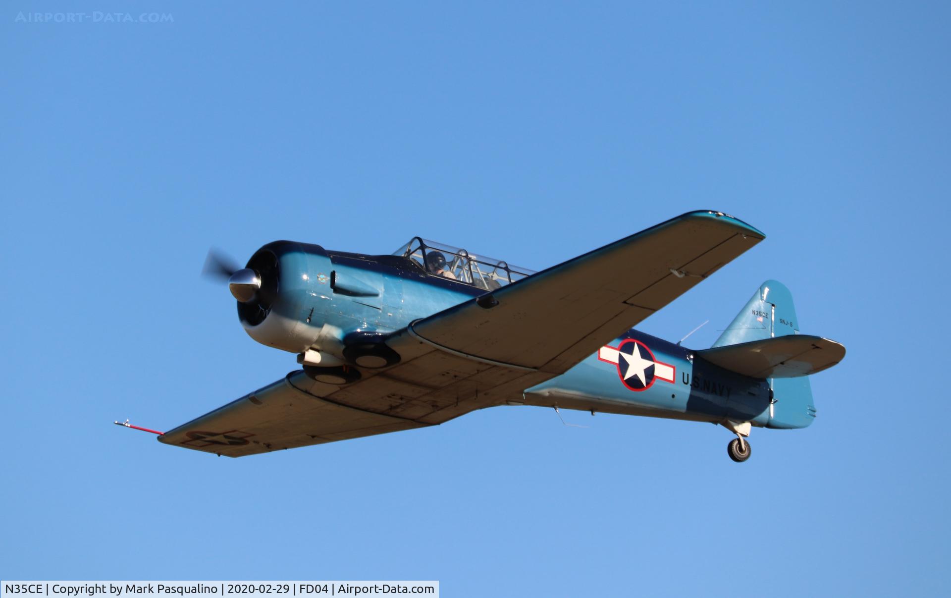 N35CE, 1950 North American/walbrun T-6G C/N 168-89GW, North American T-6G