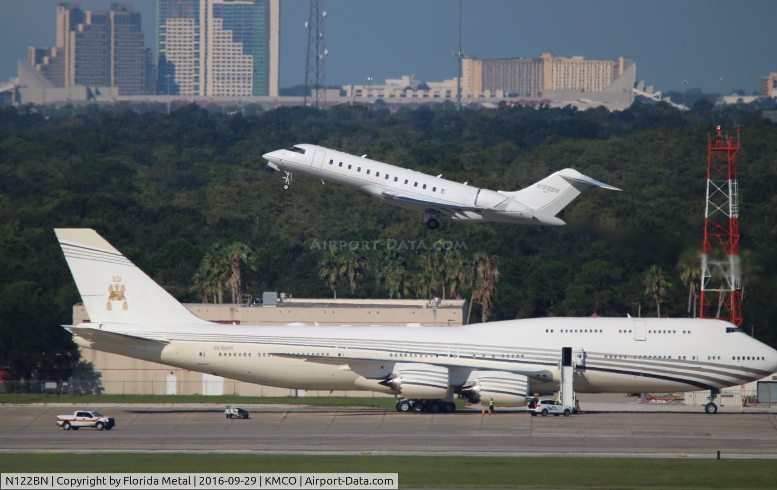 N122BN, 2001 Bombardier BD-700-1A10 Global Express C/N 9103, MCO 2016