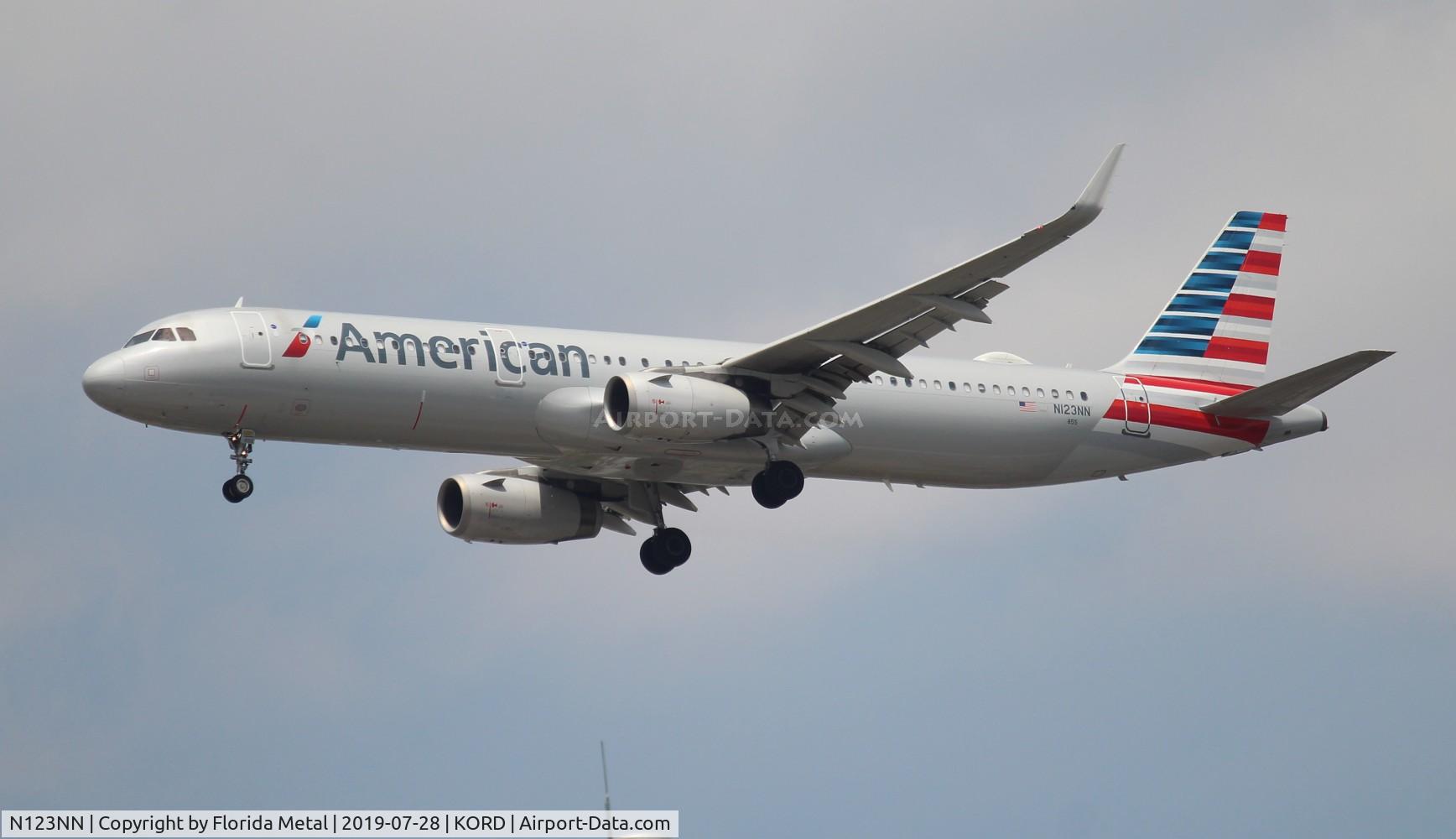 N123NN, 2014 Airbus A321-231 C/N 6256, ORD 2019