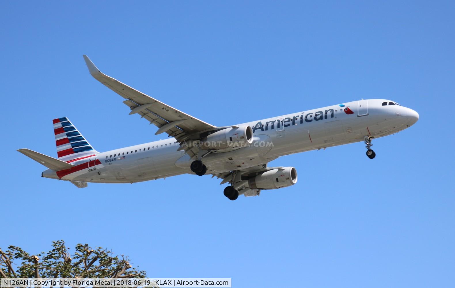 N126AN, 2014 Airbus A321-231 C/N 6313, LAX 2018