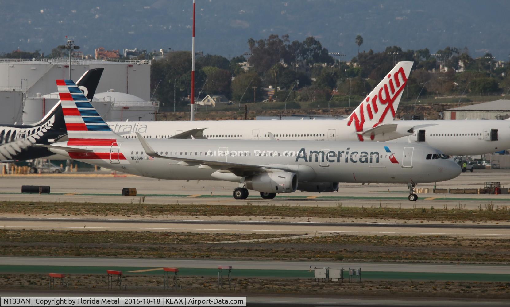 N133AN, 2015 Airbus A321-200 C/N 6482, LAX 2015