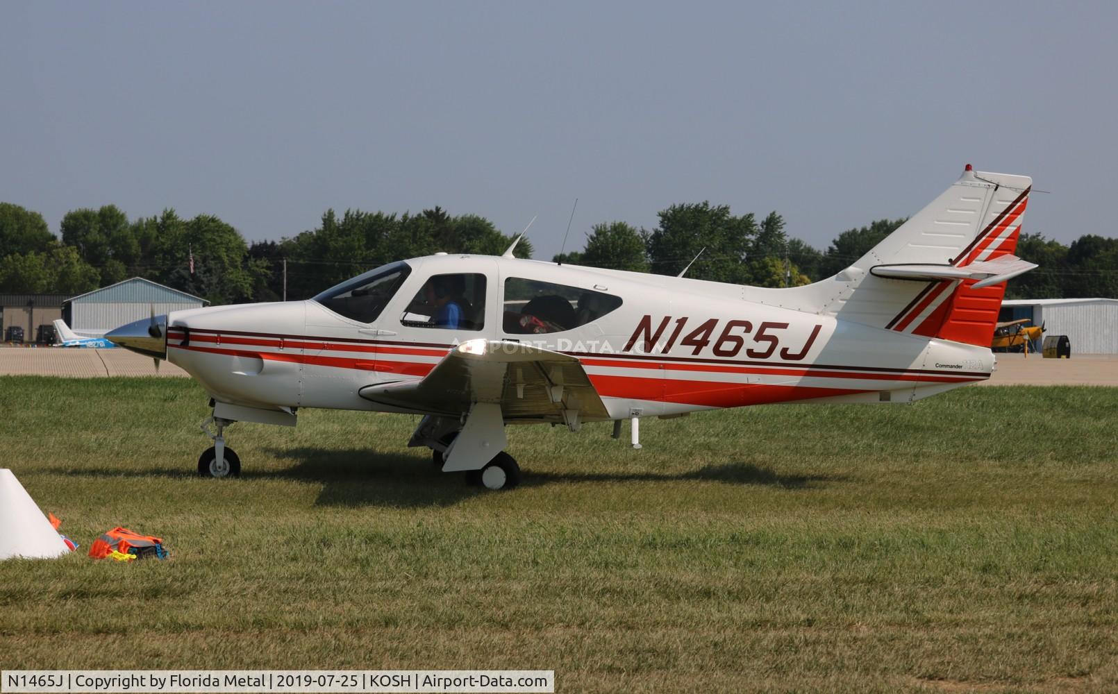 N1465J, 1976 Rockwell International 112A Commander C/N 465, Rockwell 112A