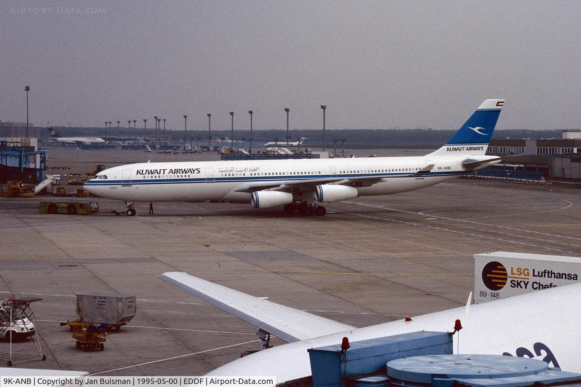 9K-ANB, 1995 Airbus A340-313 C/N 090, Kuwait Airways