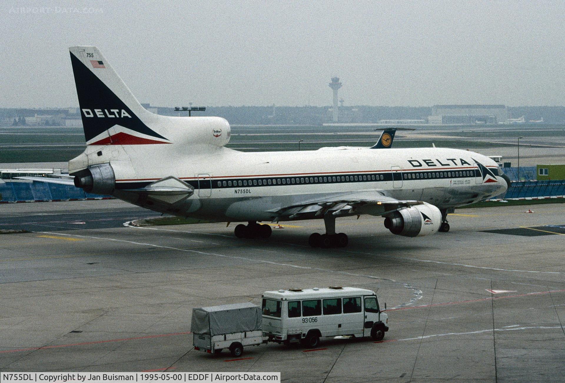 N755DL, 1980 Lockheed L-1011-500 TriStar C/N 1184, Delta Air Lines