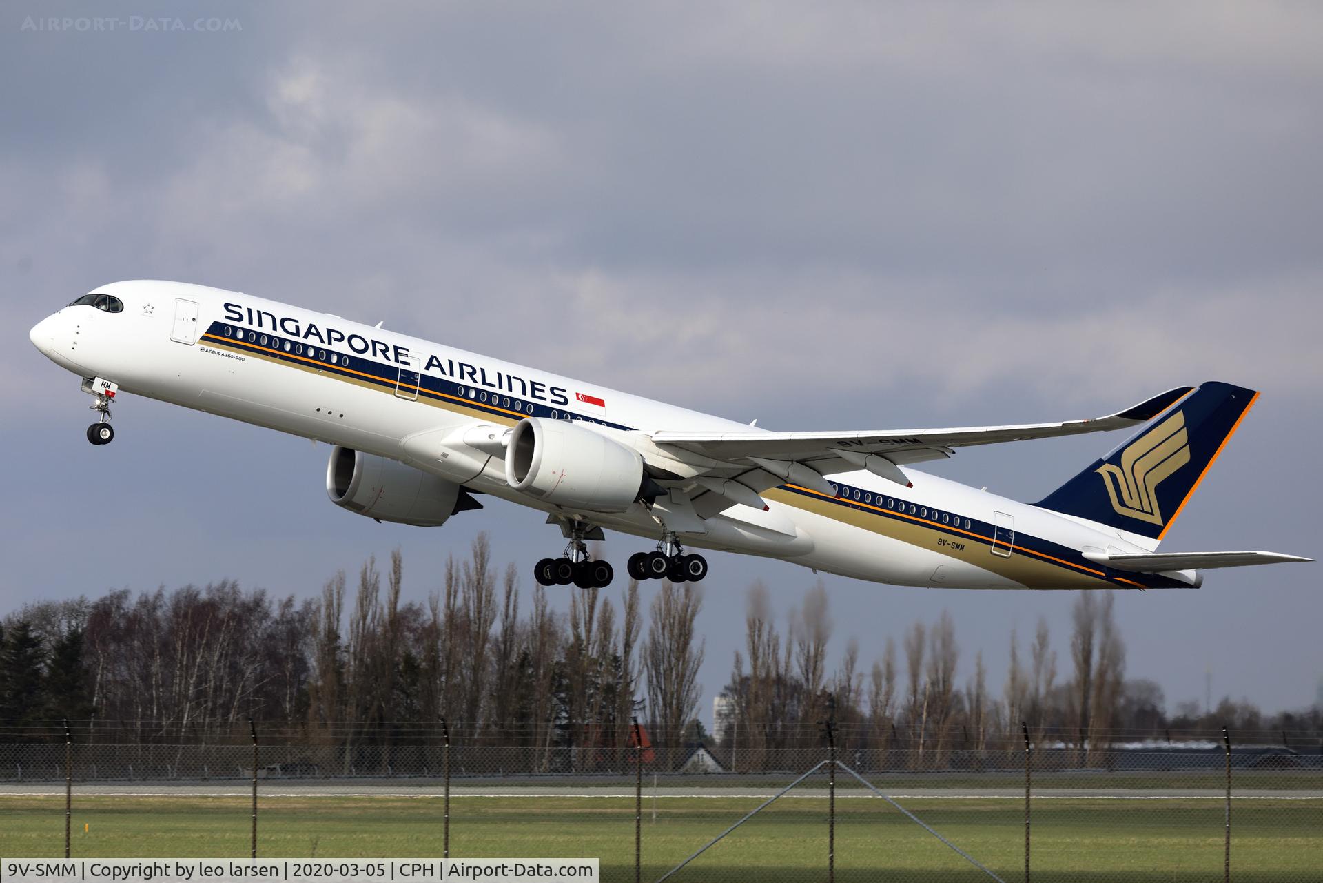 9V-SMM, 2017 Airbus A350-941 C/N 099, Copenhagen 5.3.2020
