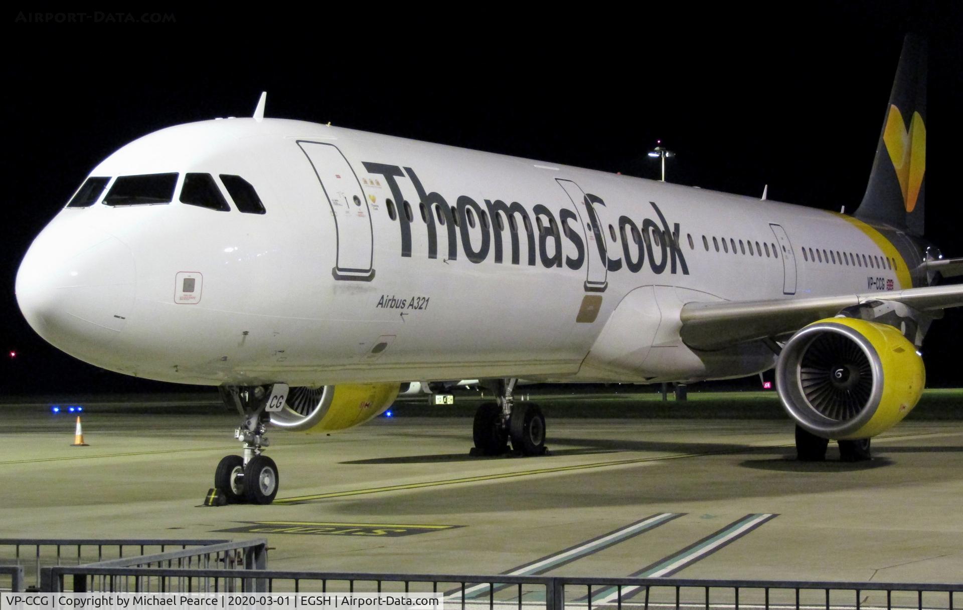 VP-CCG, 2002 Airbus A321-211 C/N 1887, Parked on Stand 5 prior to respray. Formerly G-TCDX.