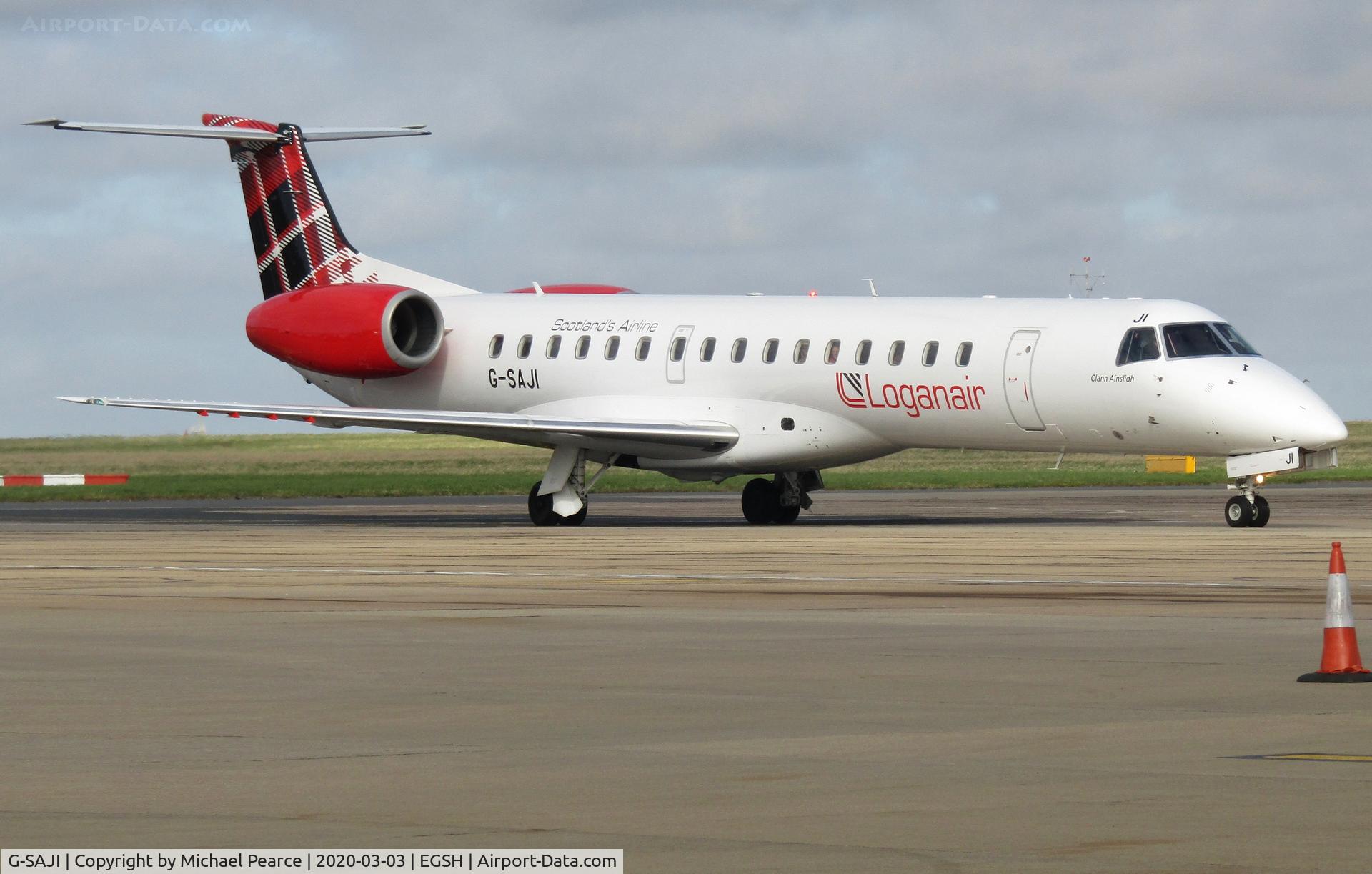 G-SAJI, 2000 Embraer EMB-145EP (ERJ-145EP) C/N 145201, 