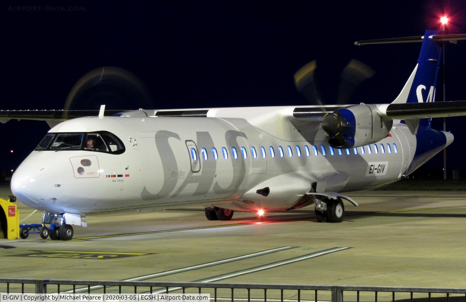 EI-GIV, 2012 ATR 72-600 (72-212A) C/N 1056, 