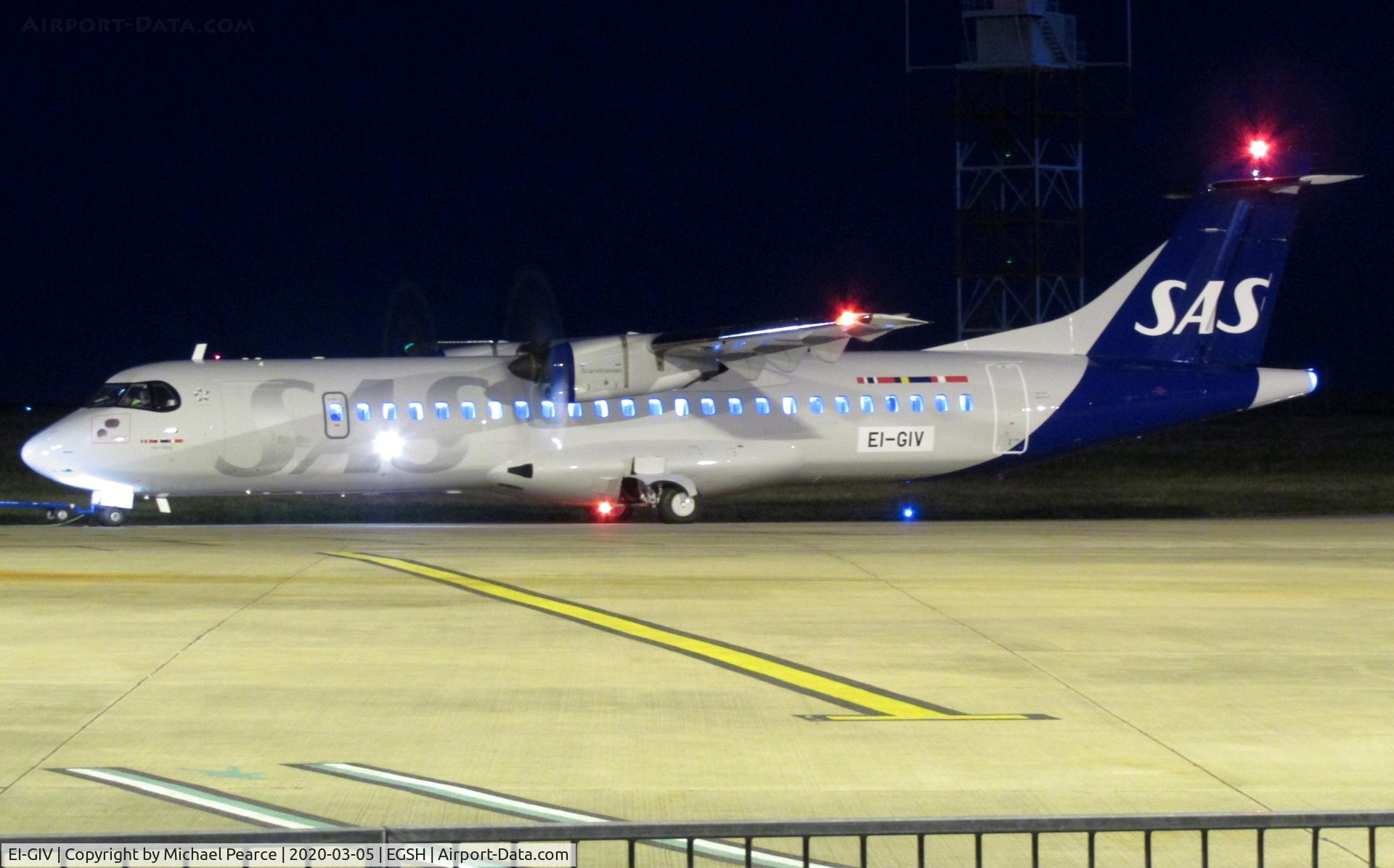 EI-GIV, 2012 ATR 72-600 (72-212A) C/N 1056, 