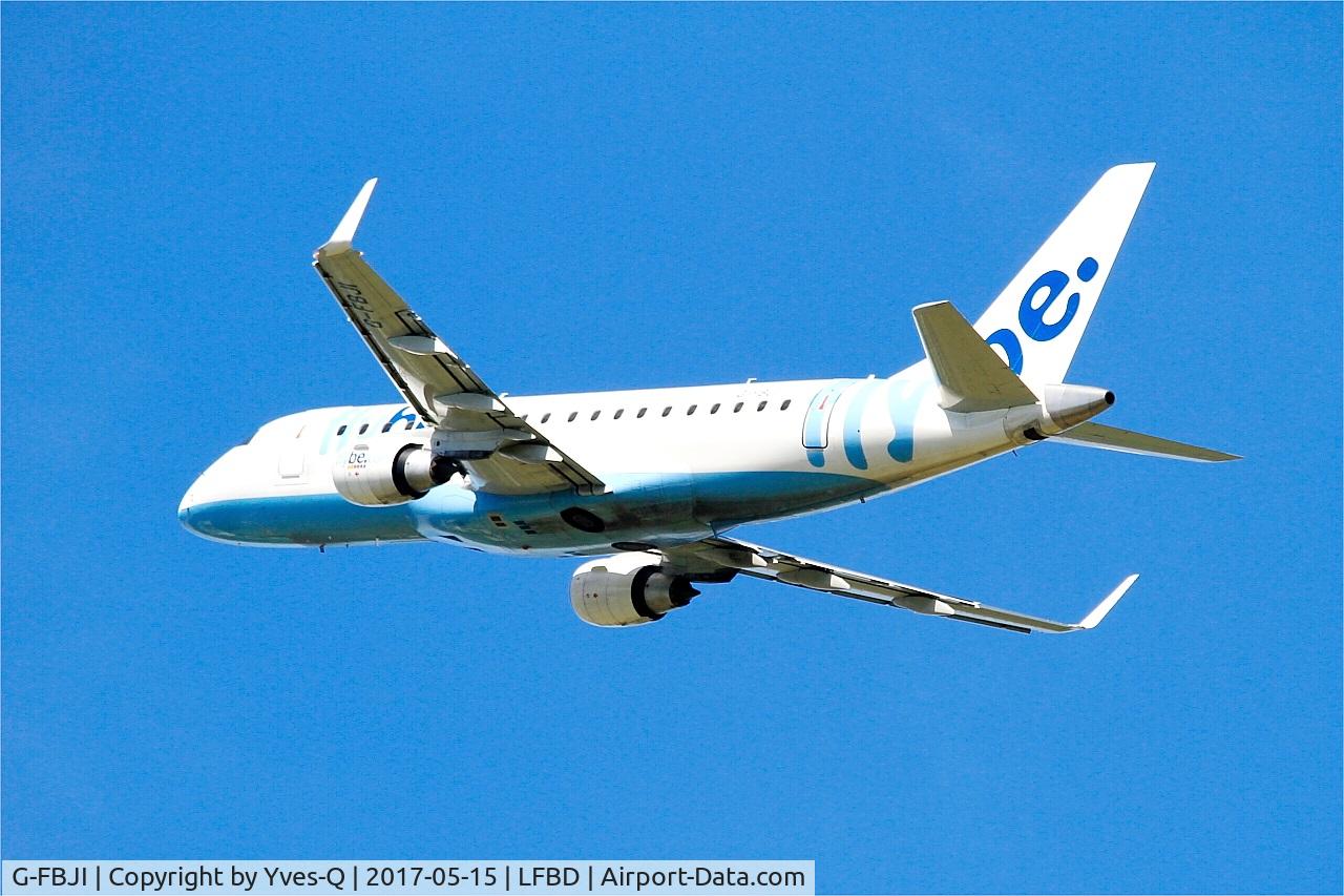 G-FBJI, 2012 Embraer 175STD (ERJ-170-200) C/N 17000355, Embraer 175STD, Climbing from rwy 23, Bordeaux-Mérignac airport (LFBD-BOD)