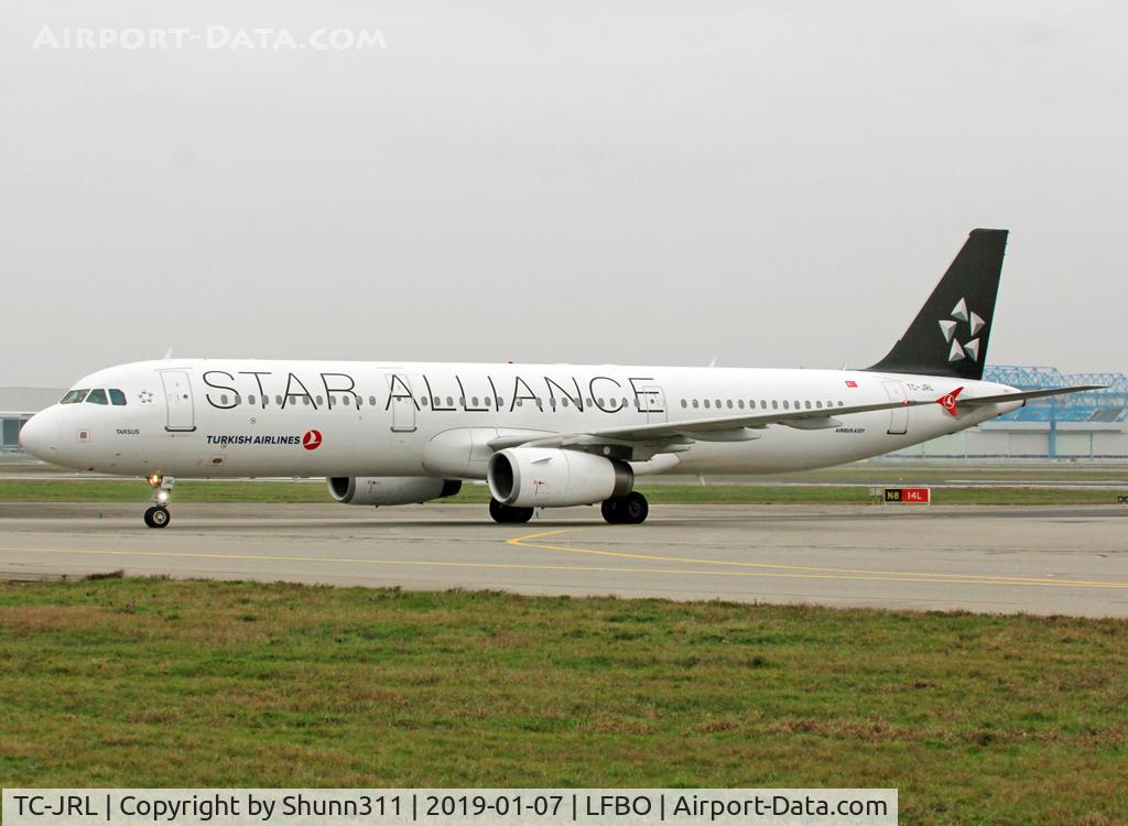 TC-JRL, 2008 Airbus A321-231 C/N 3539, Taxiing to the Terminal in Star Alliance c/s...