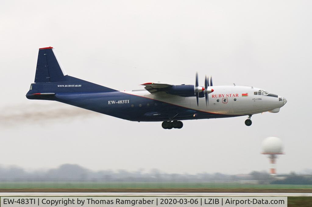 EW-483TI, Antonov An-12BK C/N 7345203, Ruby Star Antonov An-12
