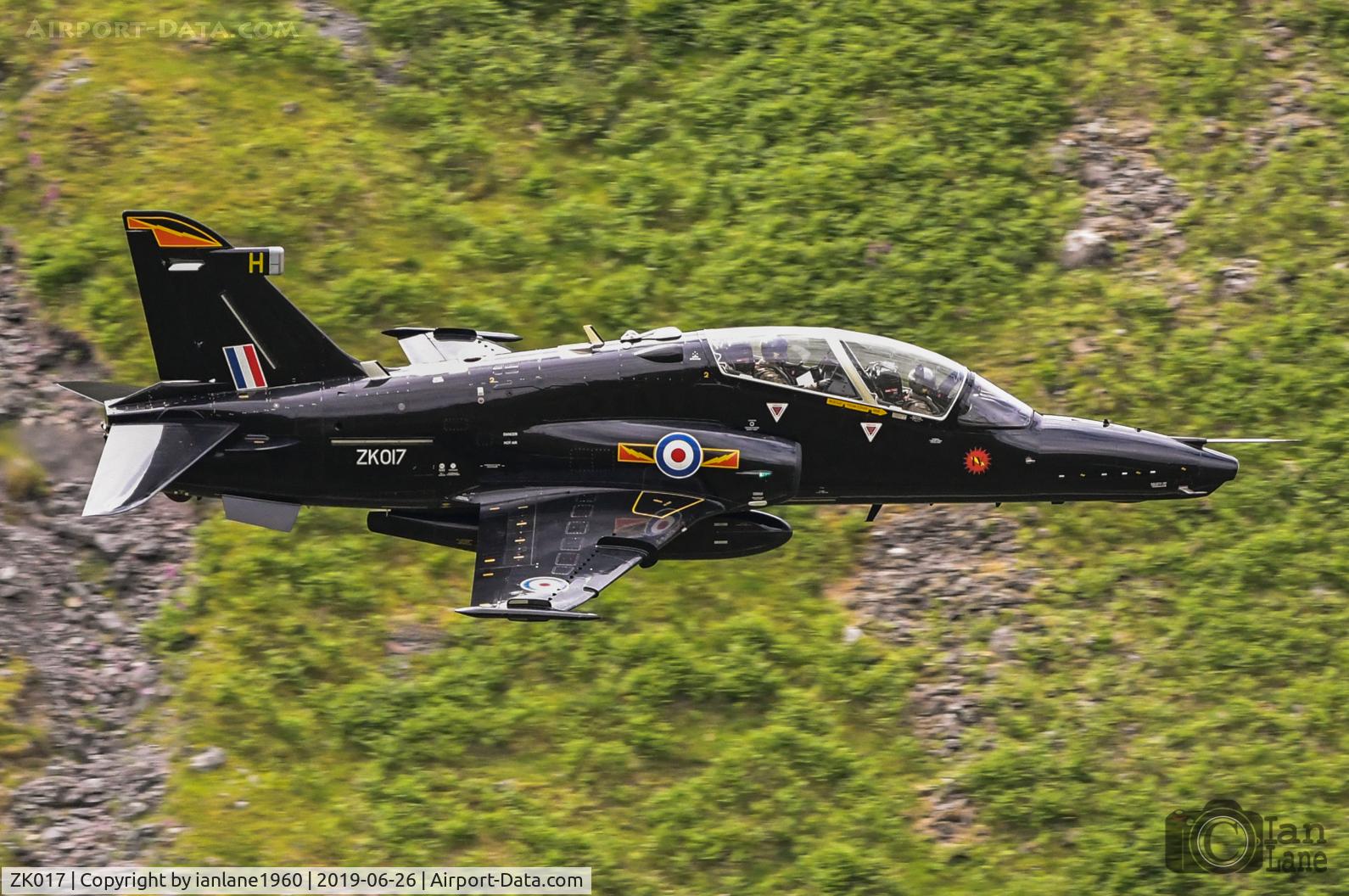 ZK017, 2008 British Aerospace Hawk T2 C/N RT008/1246, LFA17 Dunmail Raise