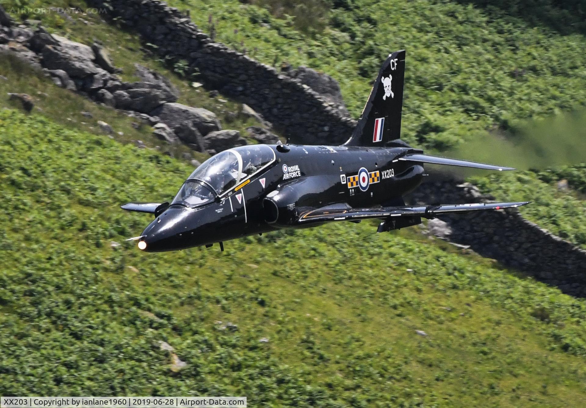 XX203, 1978 Hawker Siddeley Hawk T.1A C/N 050/312050, LFA17 Dunmail Raise