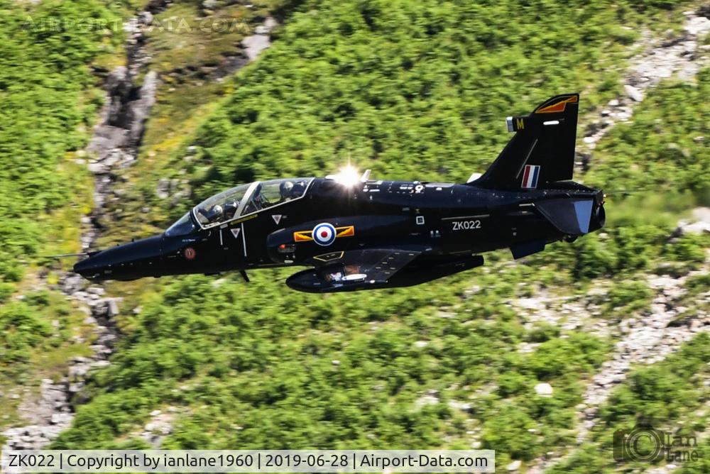 ZK022, 2009 British Aerospace Hawk T2 C/N RT013/1251, LFA17 Dunmail Raise
