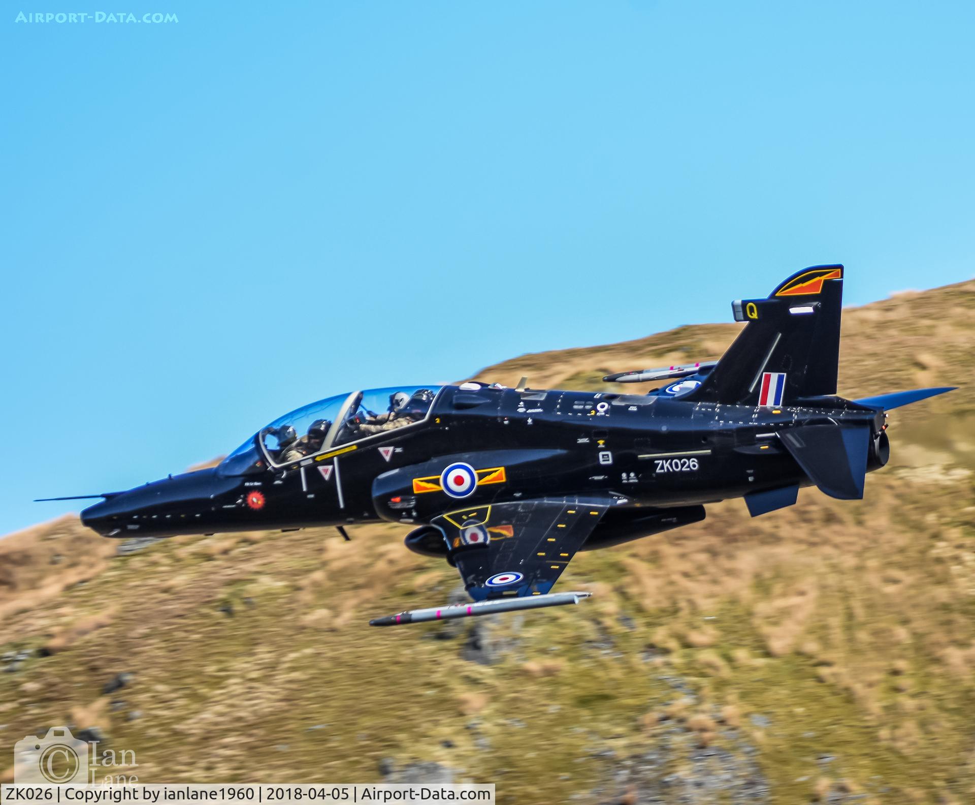 ZK026, 2009 British Aerospace Hawk T2 C/N RT017/1255, LFA07 Machloop
