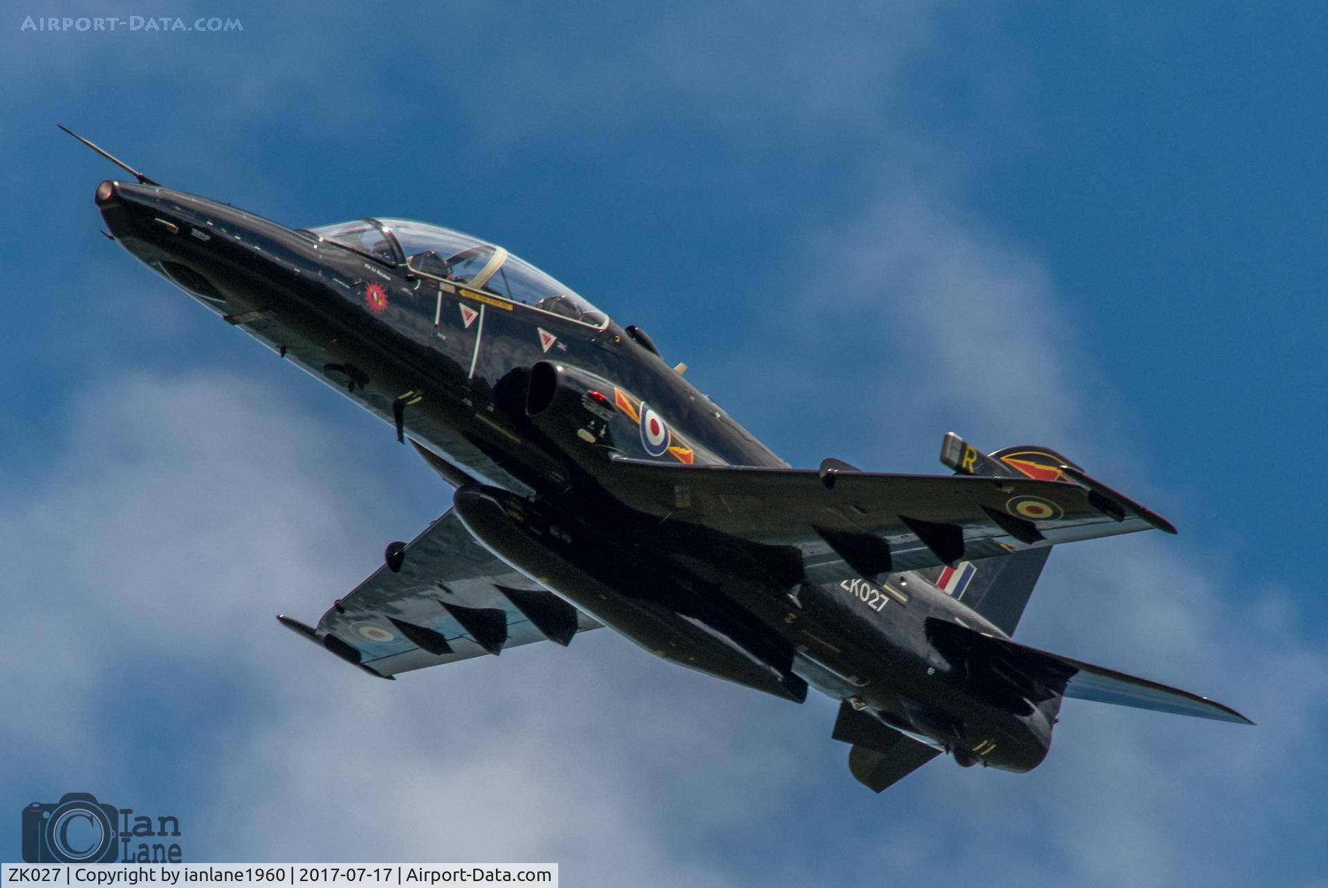 ZK027, 2009 British Aerospace Hawk T2 C/N RT018/1256, LFA07 Mach loop