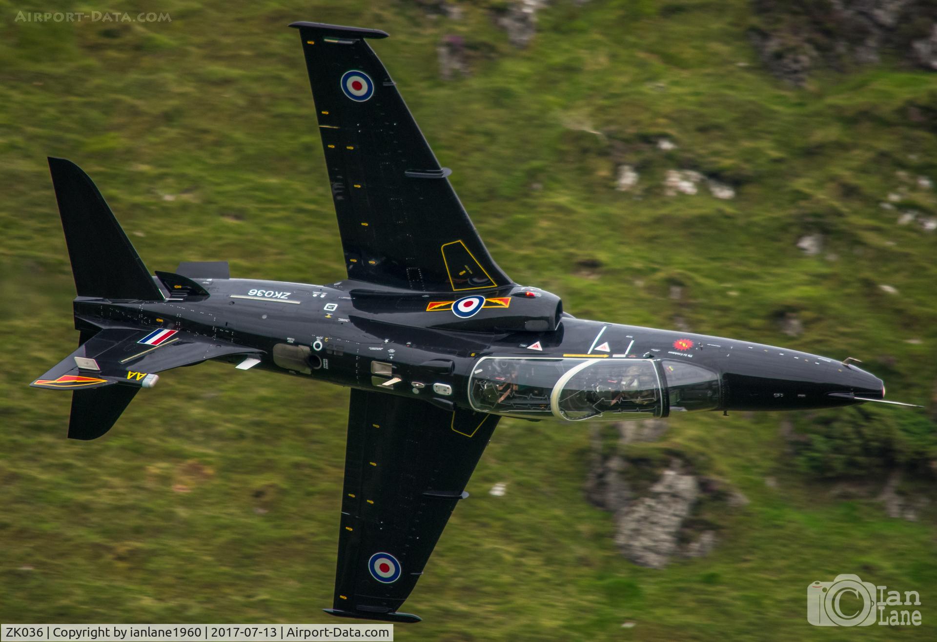 ZK036, 2010 British Aerospace Hawk T2 C/N RT027/1265, LFA07 Mach loop