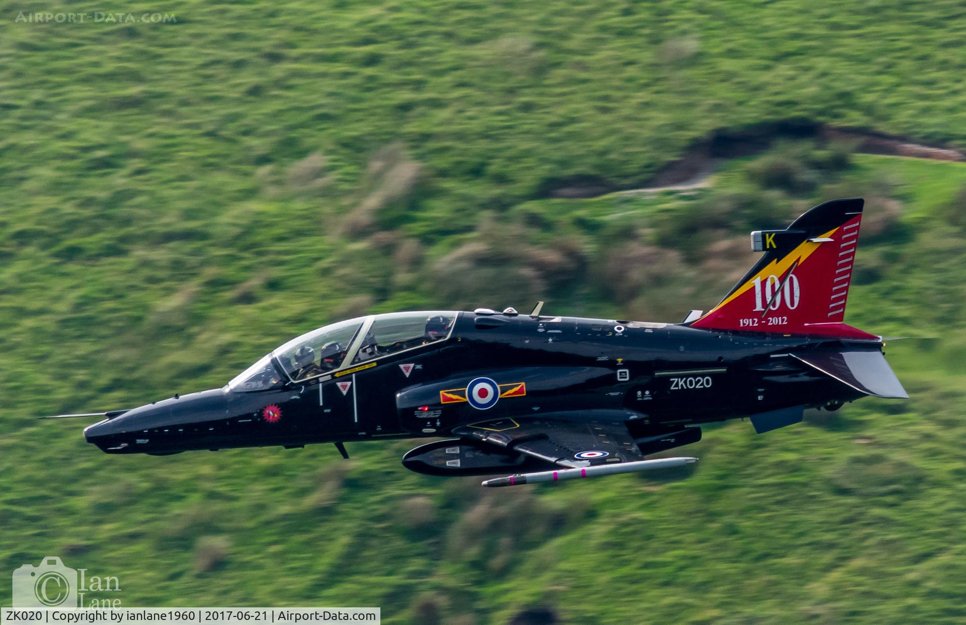 ZK020, 2009 British Aerospace Hawk T2 C/N RT011/1249, LFA07 Mach Loop