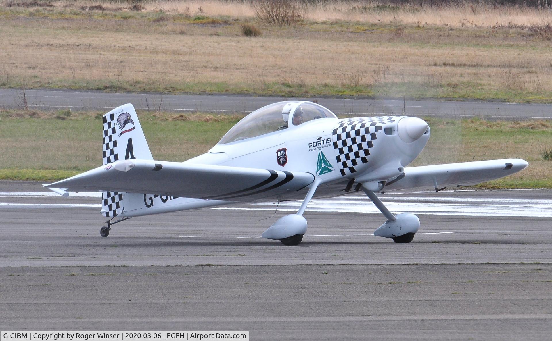 G-CIBM, 2013 Vans RV-8 C/N LAA 303-15083, Resident RV-8 (Raven 4).
