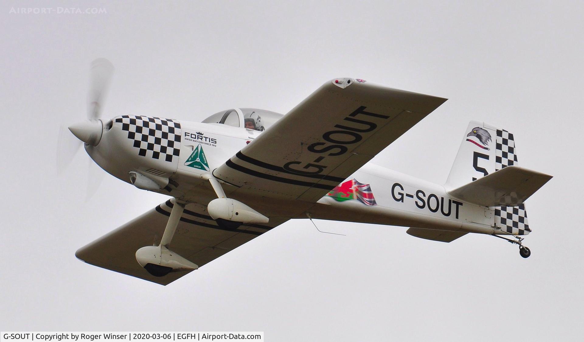 G-SOUT, 2006 Vans RV-8 C/N PFA 303-13295, Visiting RV-8 (Raven 5).
