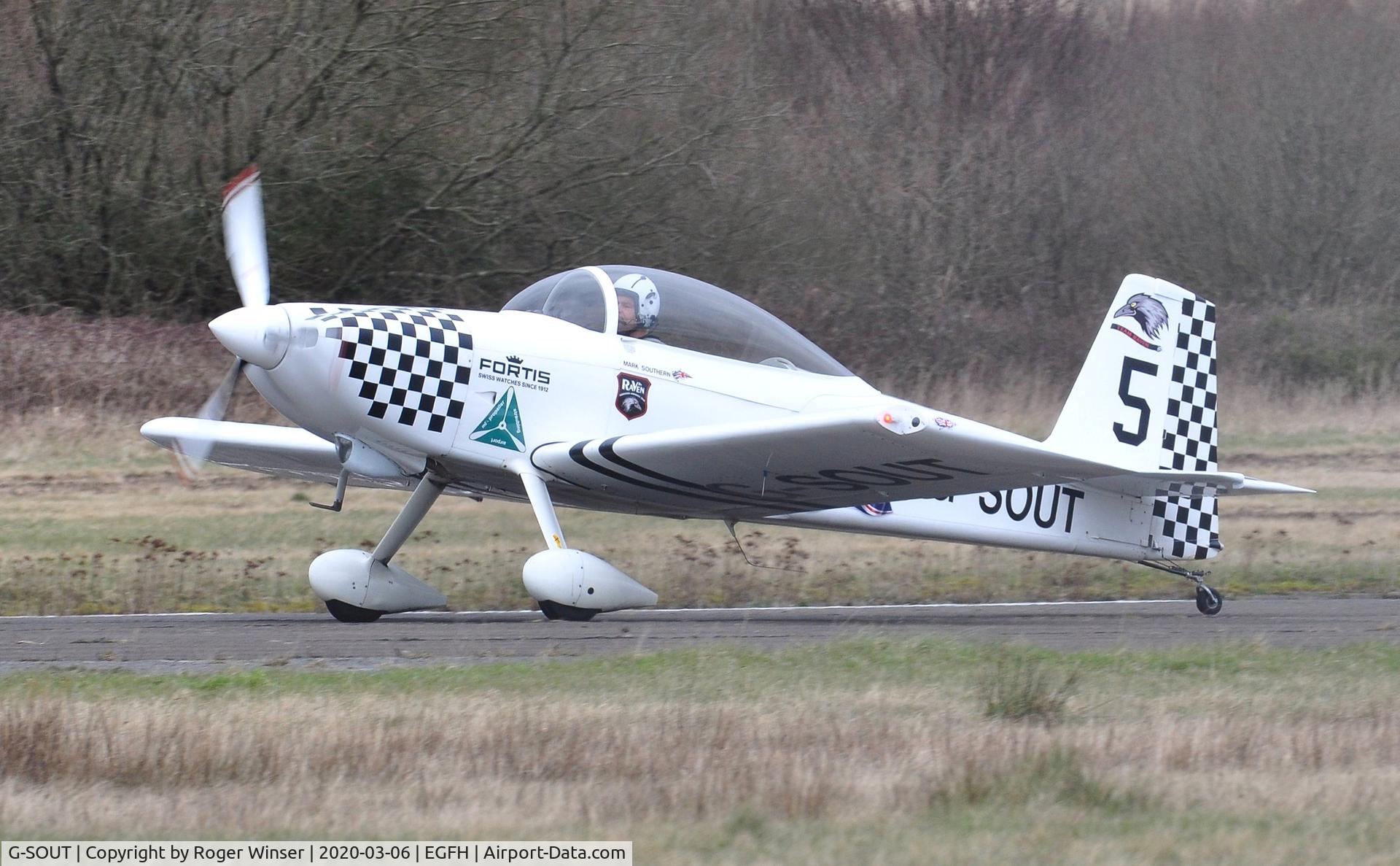 G-SOUT, 2006 Vans RV-8 C/N PFA 303-13295, Visiting RV-8 (Raven 5).