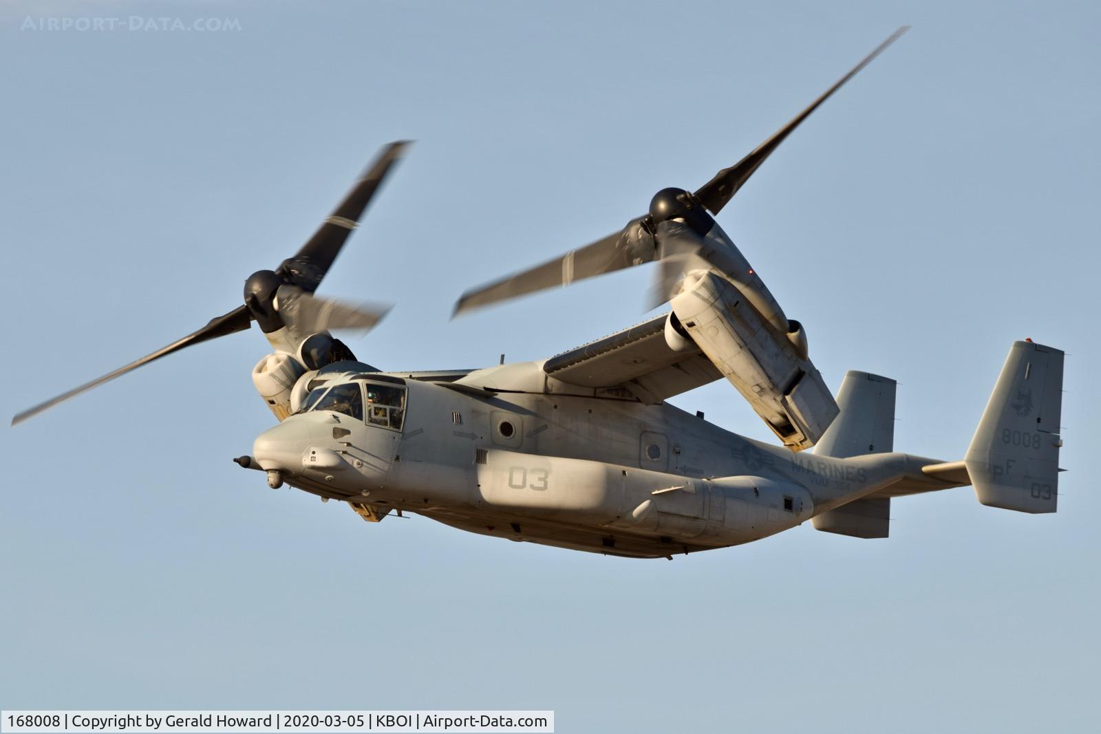 168008, Bell-Boeing MV-22B Osprey C/N D0138, PF-03, VMM-364 