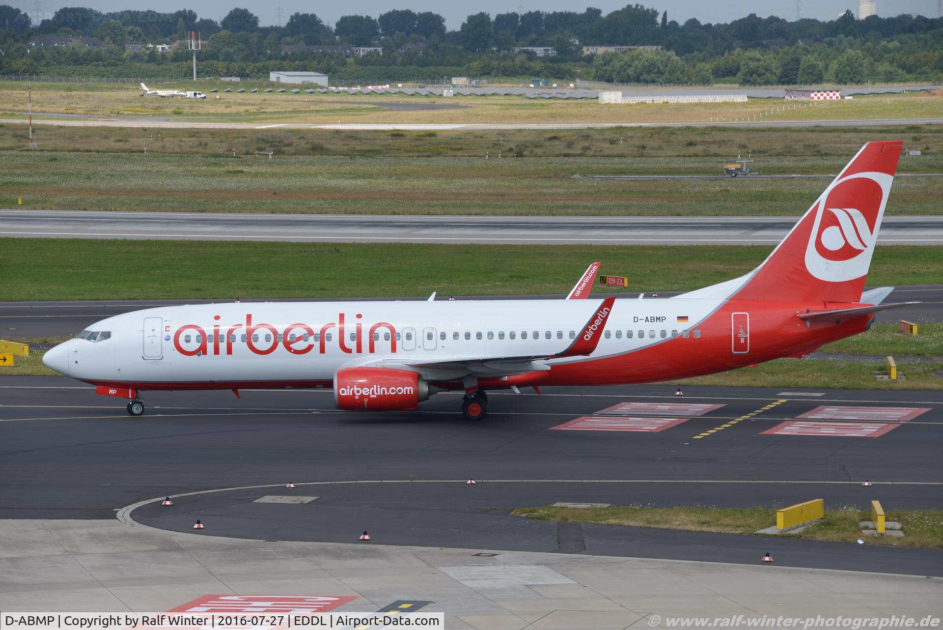 D-ABMP, 2013 Boeing 737-86J C/N 37779, Boeing 737-86J(W) - AB BER Air Berlin - 37779 - D-ABMP - 27.07.2016 - DUS