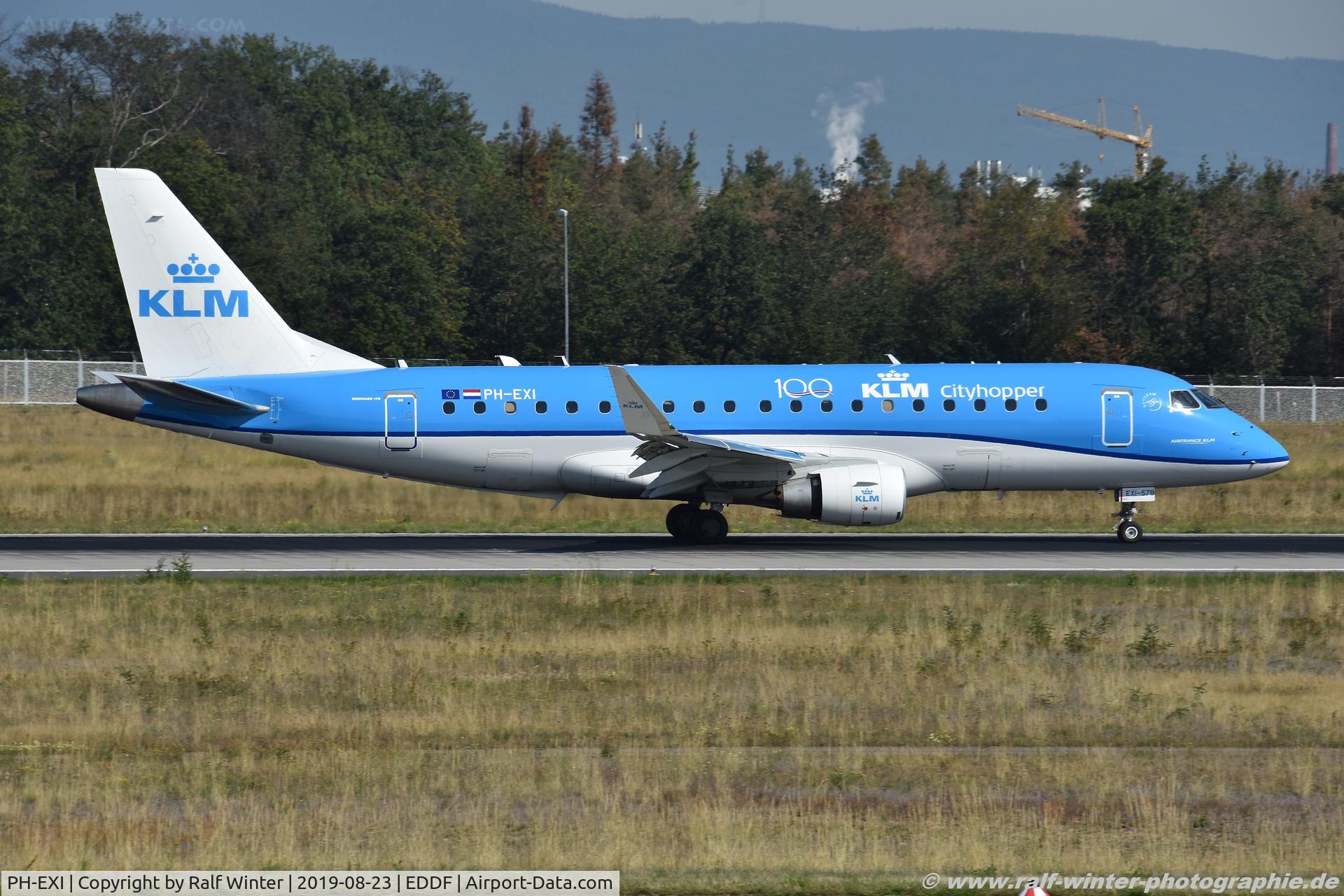 PH-EXI, 2016 Embraer 175STD (ERJ-170-200) C/N 17000578, Embraer ERJ-175STD 170-200 - WA KLC KLM Cityhopper - 17000578 - PH-EXI - 23.08.2019 - FRA