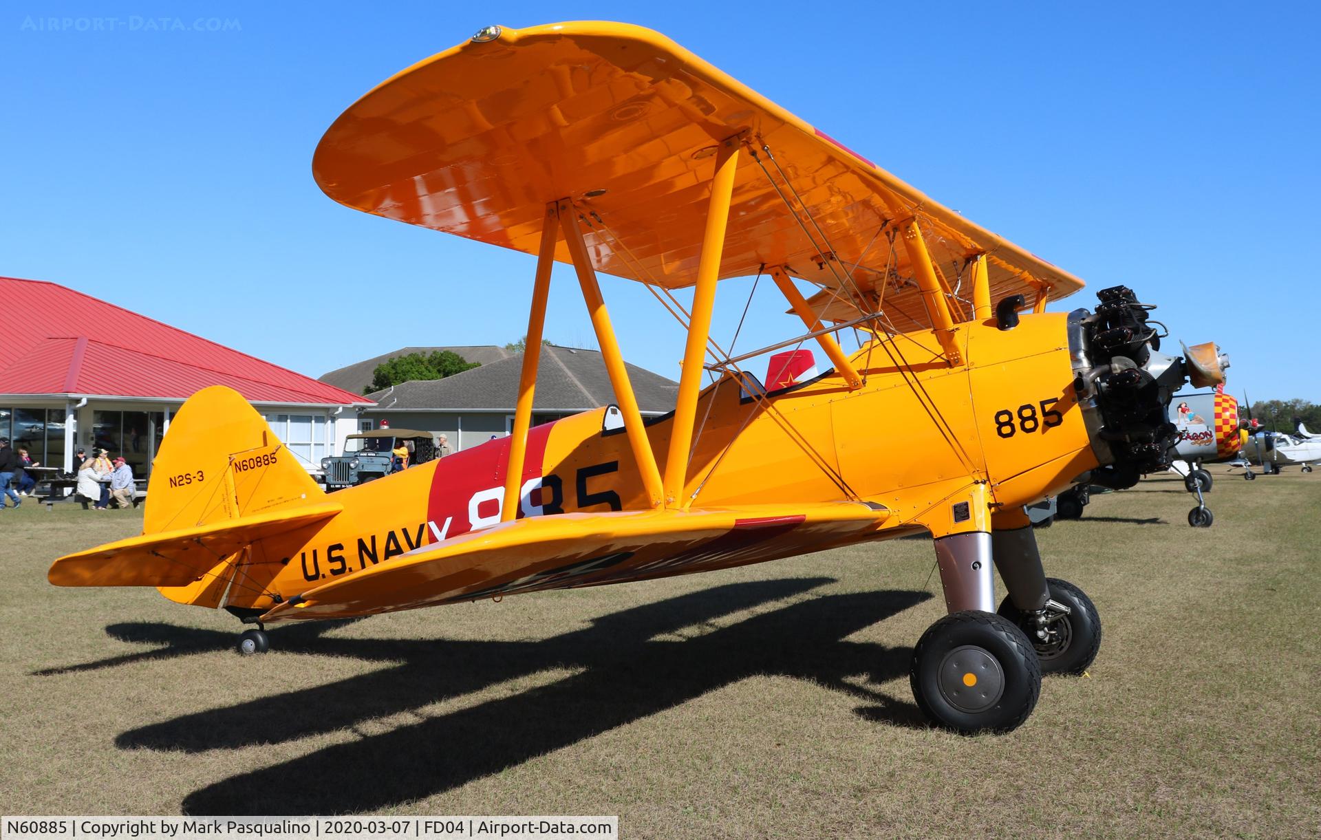 N60885, 1941 Boeing A75N1(PT17) C/N 75-2757, Stearman