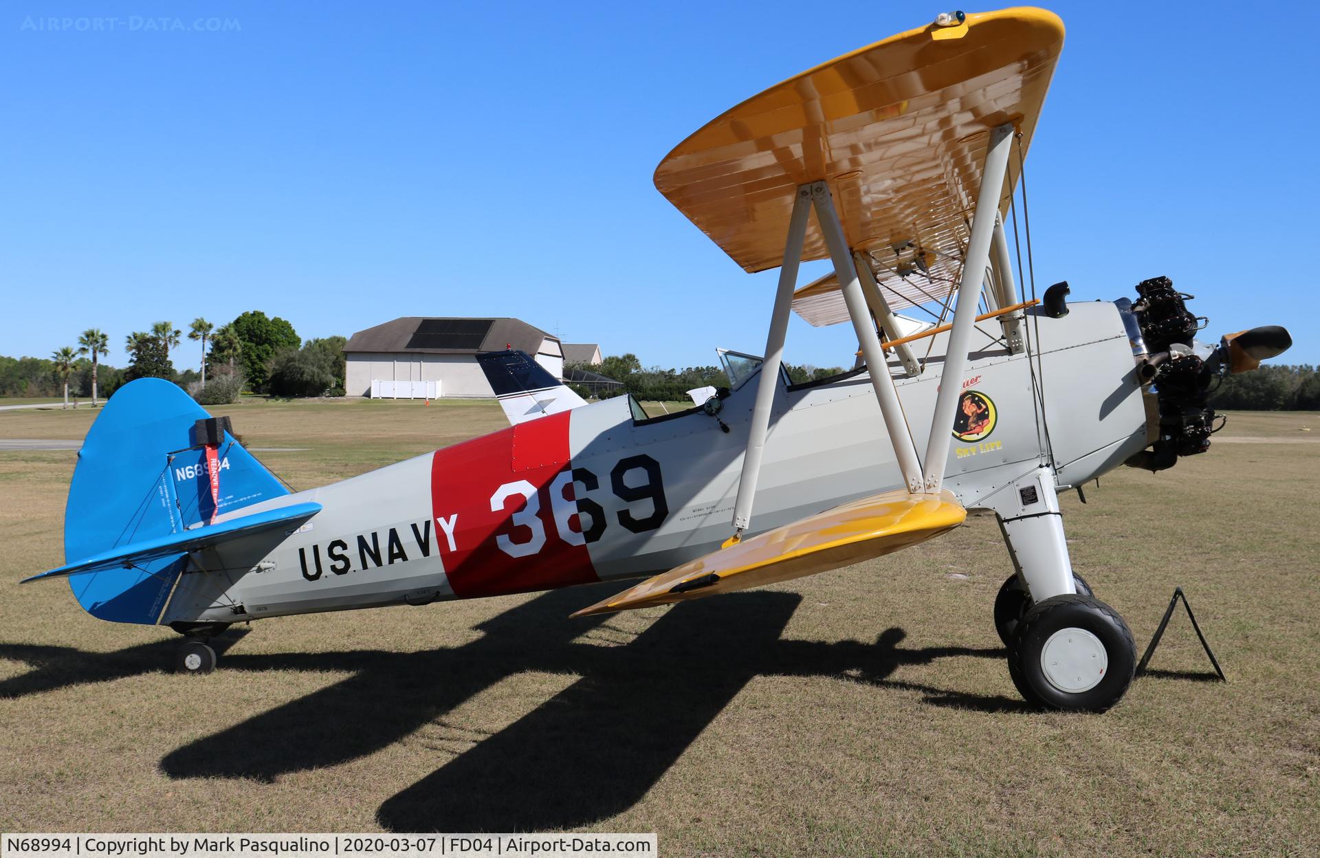 N68994, 1943 Boeing N2S-3 Kaydet (B75N1) C/N 75-7598, Stearman