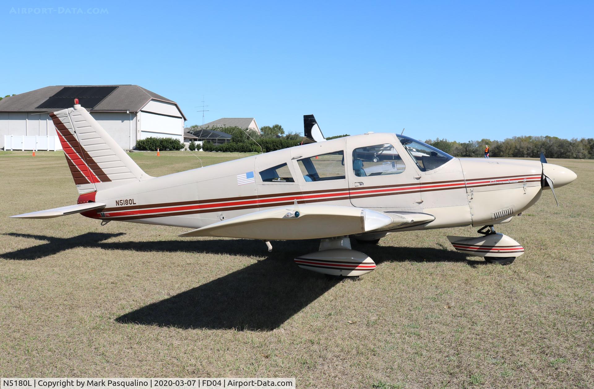 N5180L, 1967 Piper PA-28-180 C/N 28-4466, Piper PA-28-180