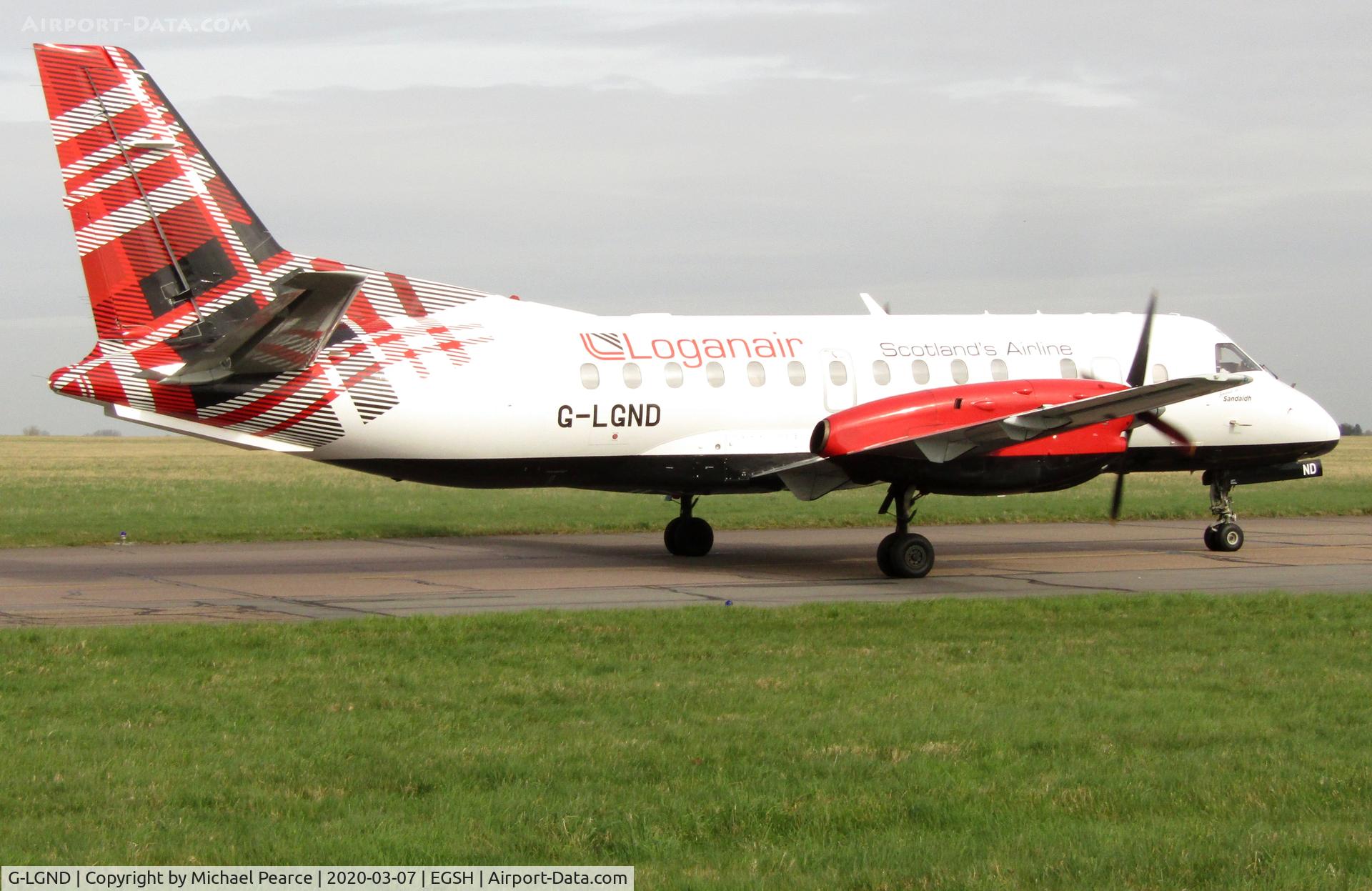 G-LGND, 1989 Saab SF340B C/N 340B-169, 