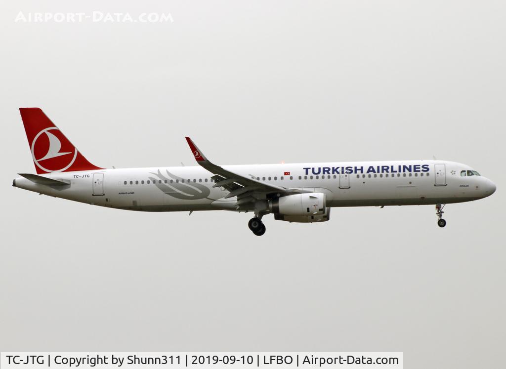 TC-JTG, 2016 Airbus A321-231 C/N 6990, Landing rwy 32L