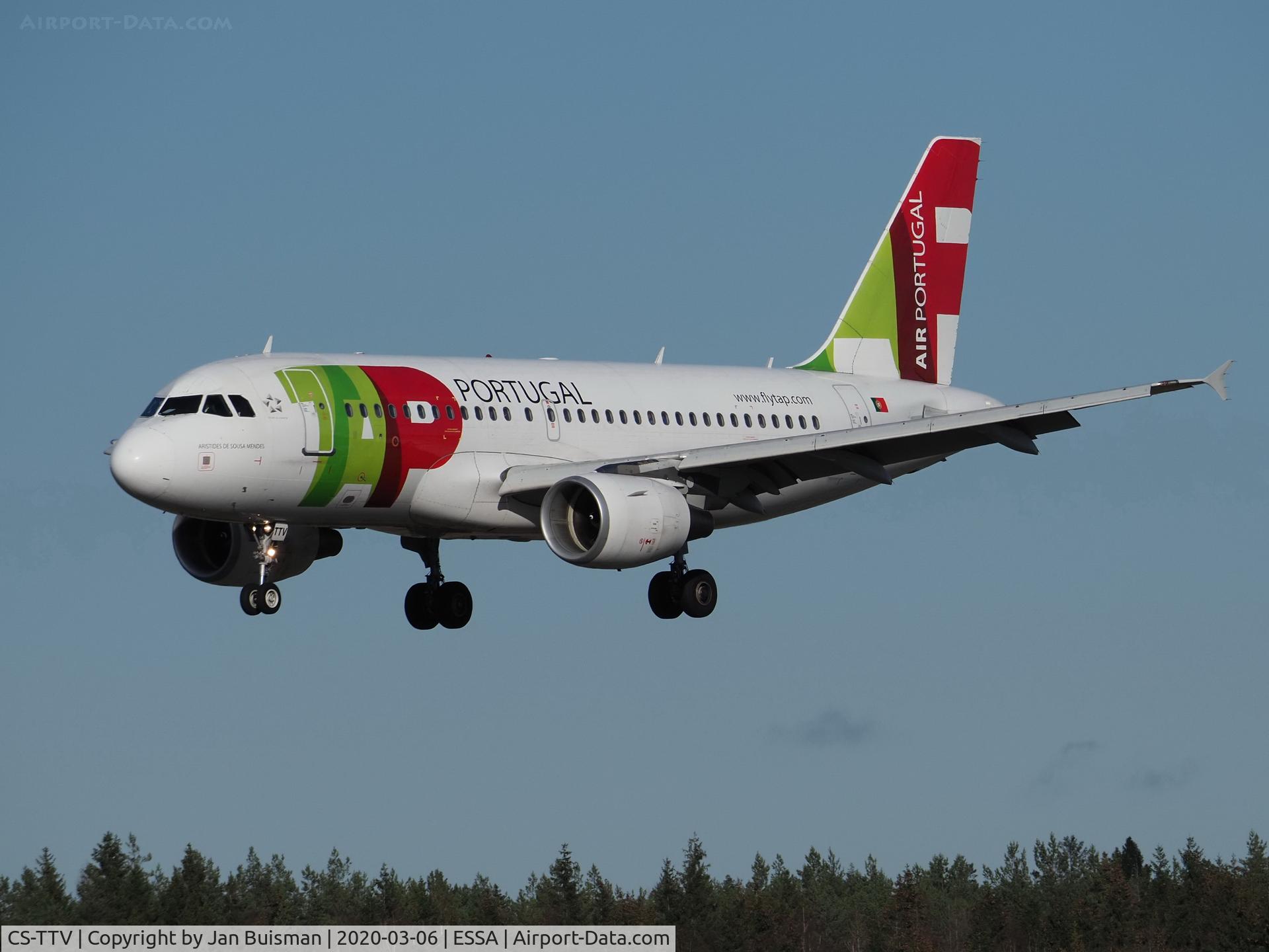 CS-TTV, 2002 Airbus A319-112 C/N 1718, TAP Air Portugal