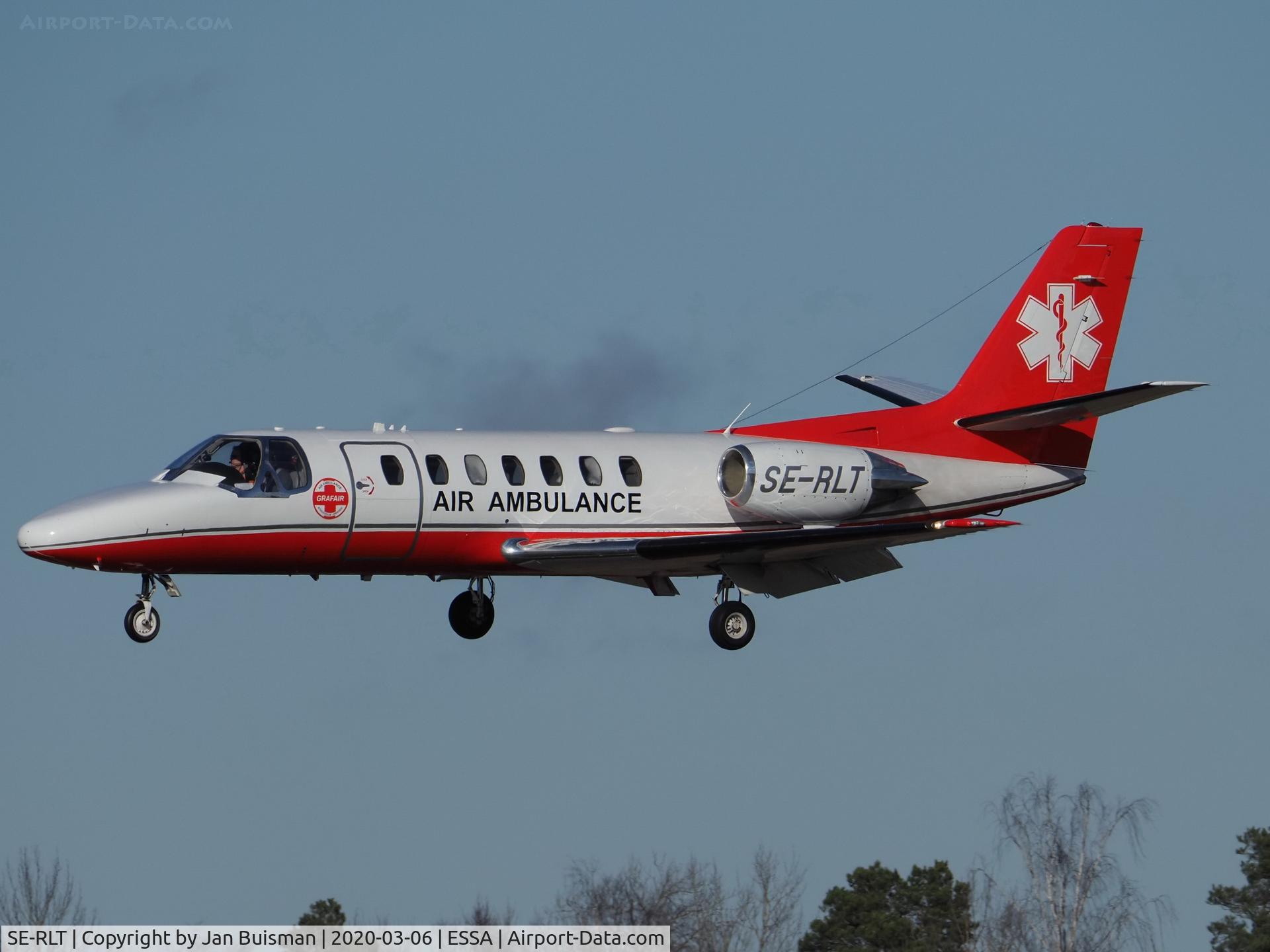SE-RLT, 1997 Cessna 560 Citation Ultra C/N 5600417, Grafair