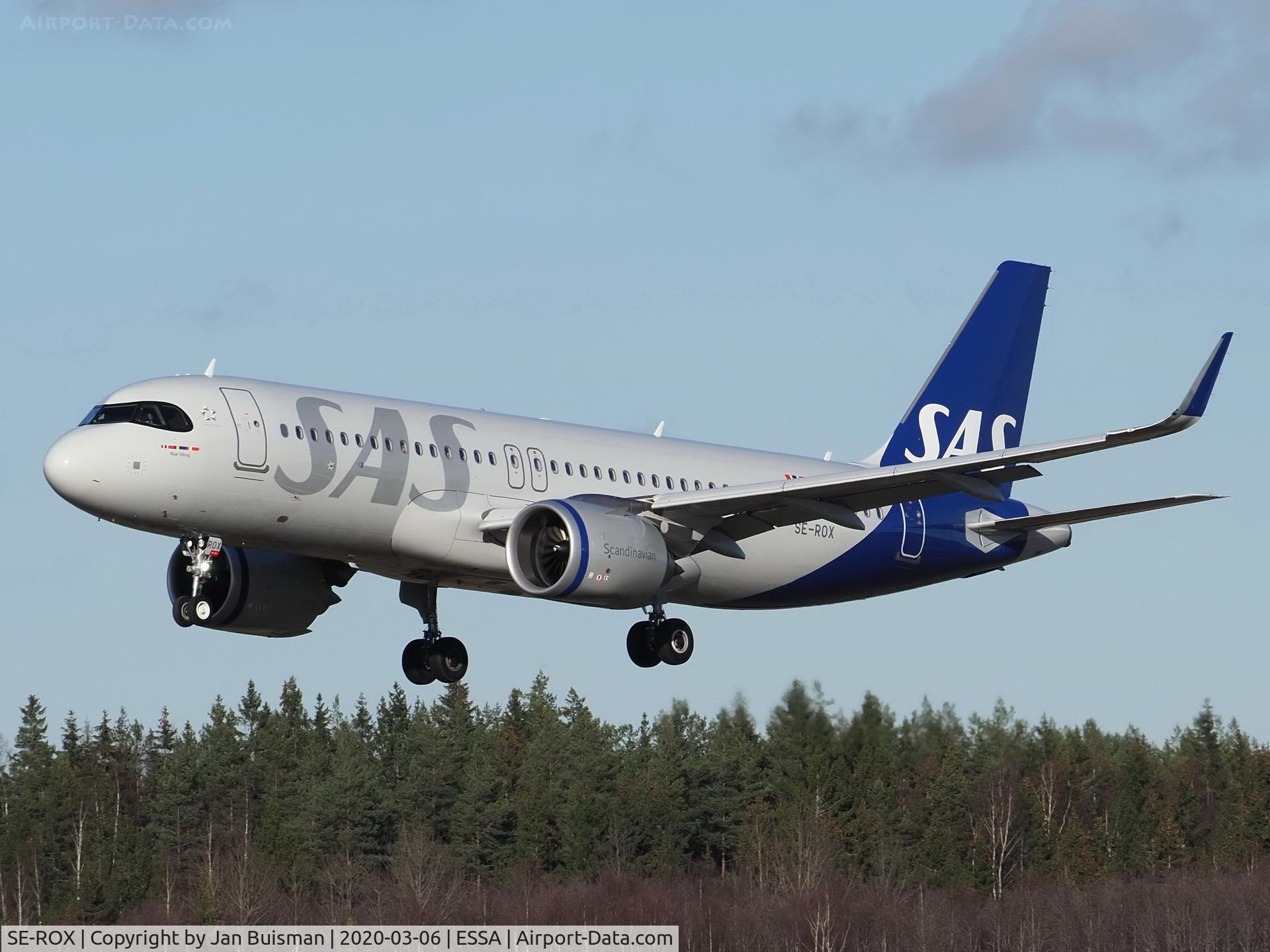 SE-ROX, 2019 Airbus A320-251N C/N 9330, SAS