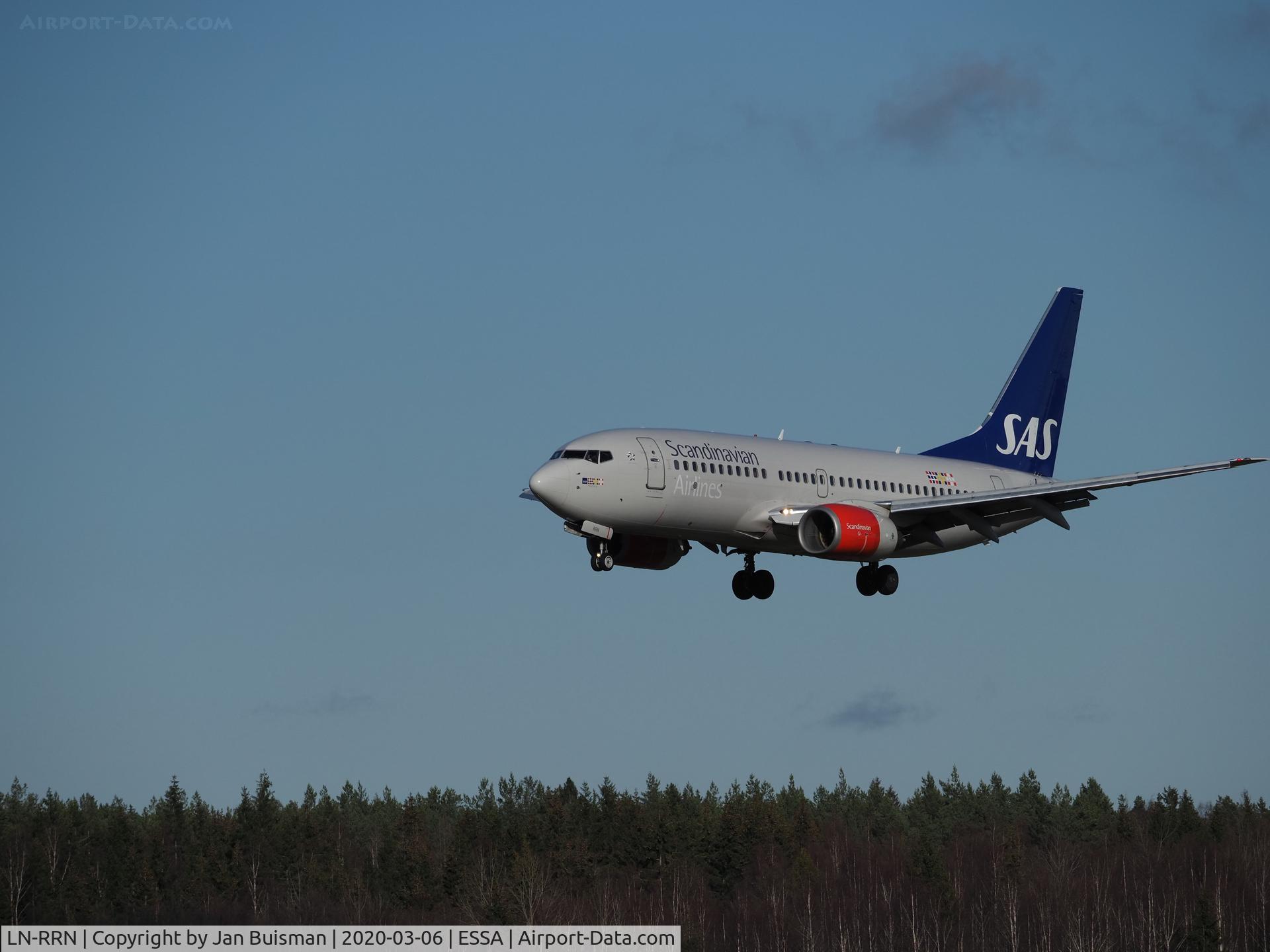 LN-RRN, 1999 Boeing 737-783 C/N 30191, SAS