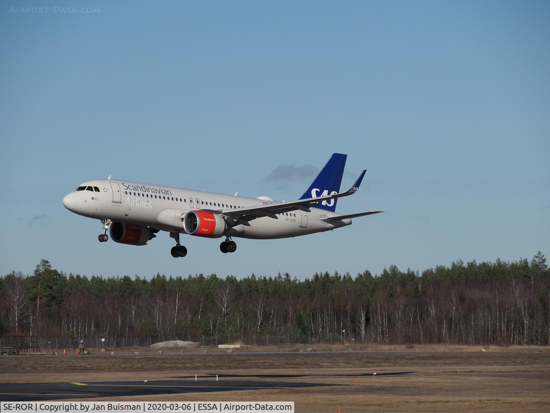 SE-ROR, 2019 Airbus A320-251N C/N 8949, SAS