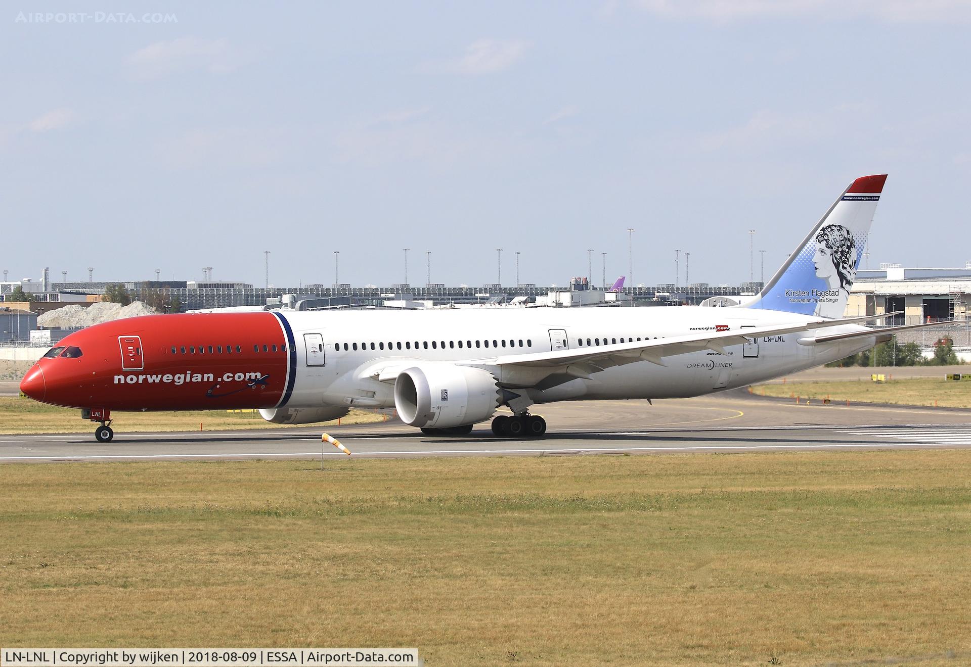 LN-LNL, 2016 Boeing 787-9 Dreamliner C/N 37931, RWY 19L