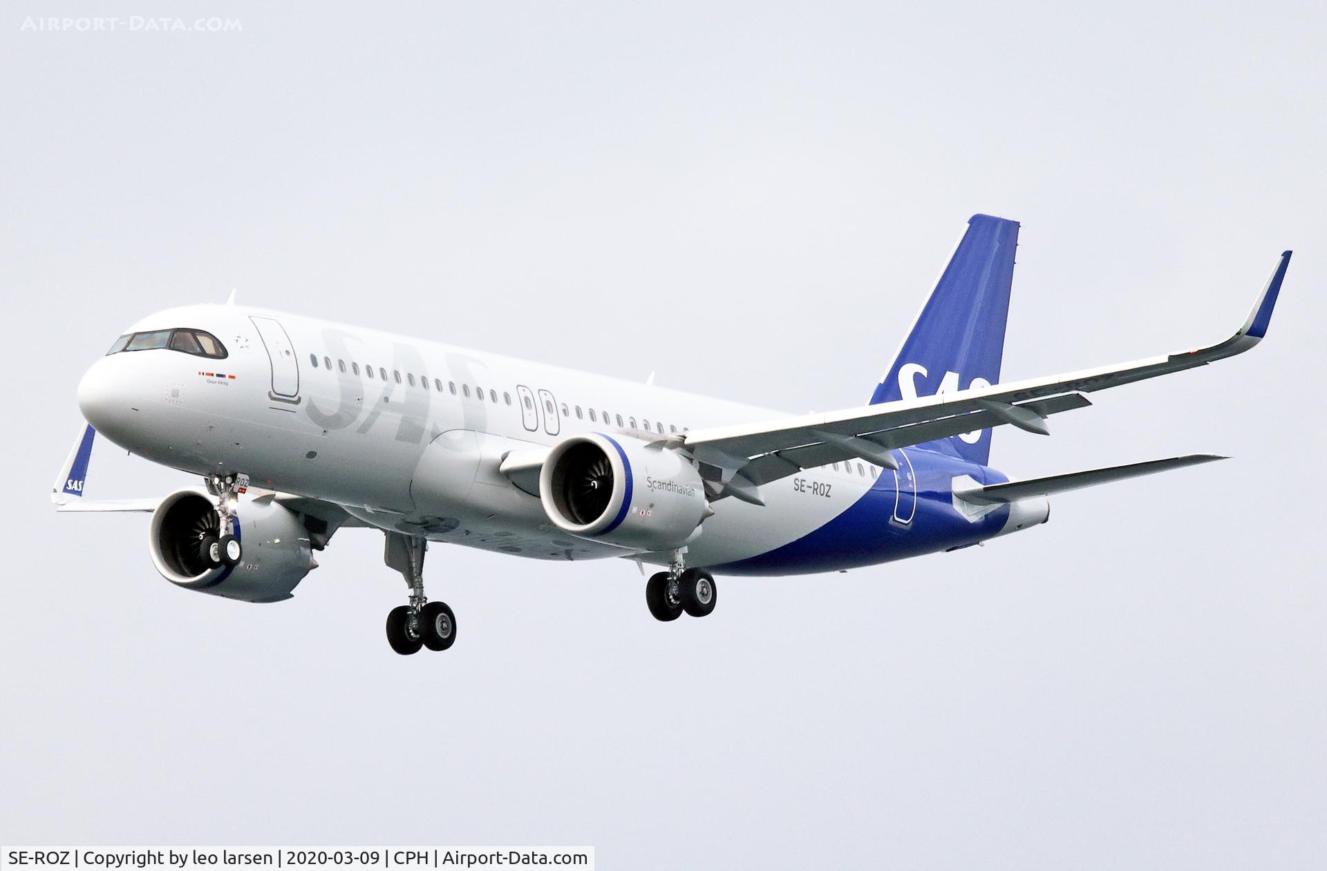 SE-ROZ, 2020 Airbus A320-251N C/N 9323, Copenhagen 9.3.20  arr.as SK 2747 from PLQ
Palanka
