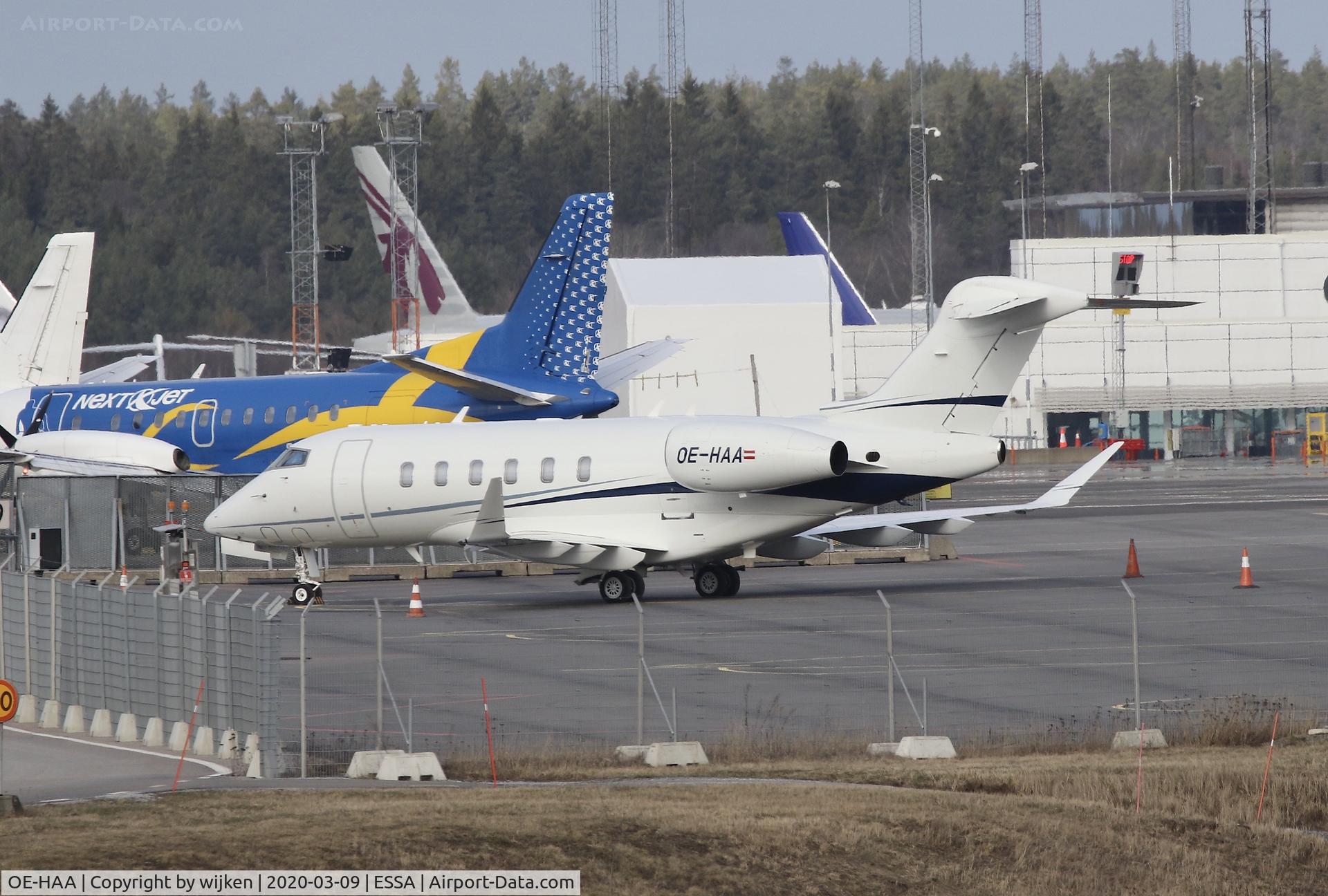OE-HAA, 2018 Bombardier Challenger 350 (BD-100-1A10) C/N 20731, Ramp S